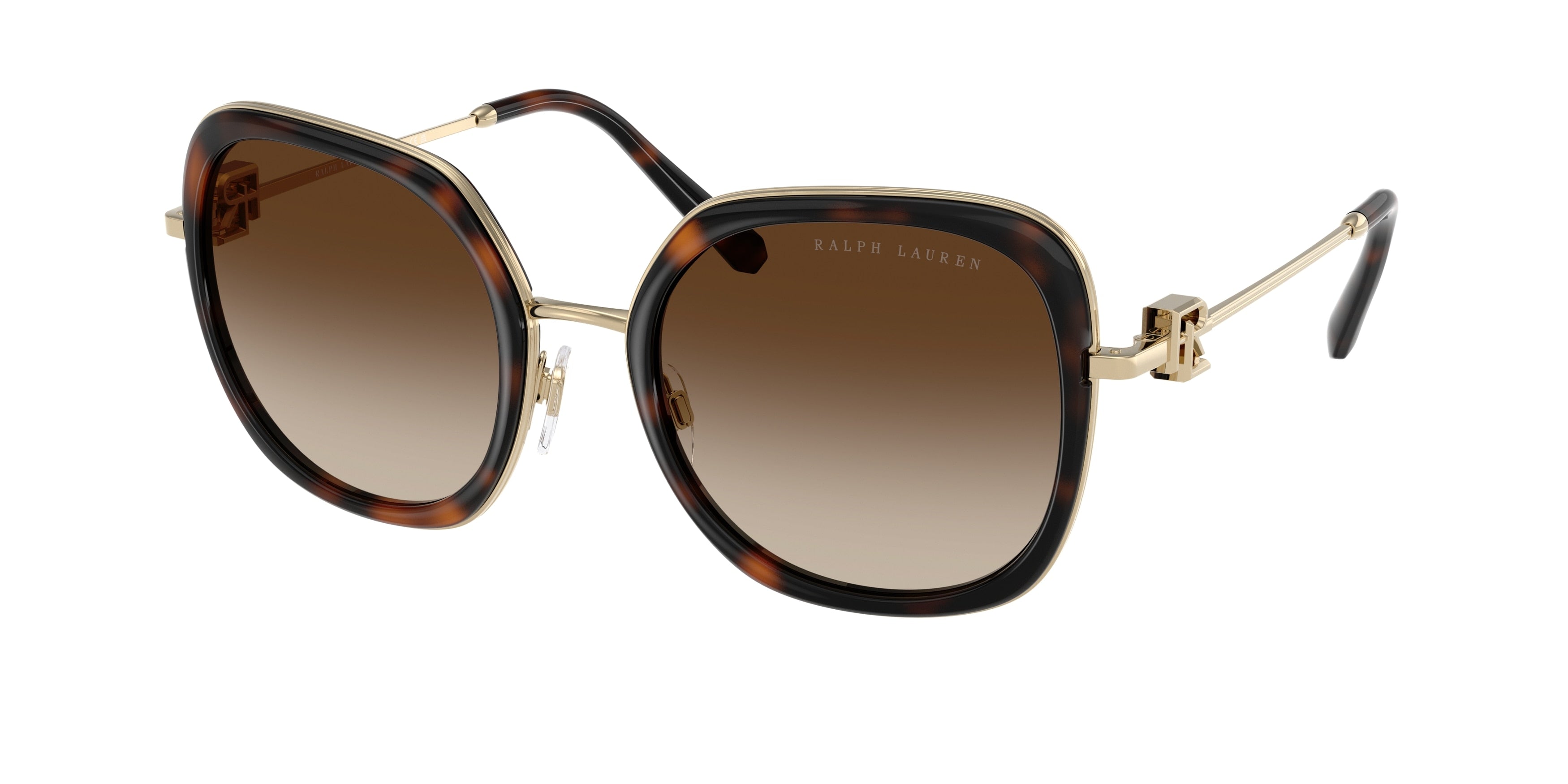 Ralph Lauren RL7088 Square Sunglasses  911613-Dark Havana 54-145-23 - Color Map Brown