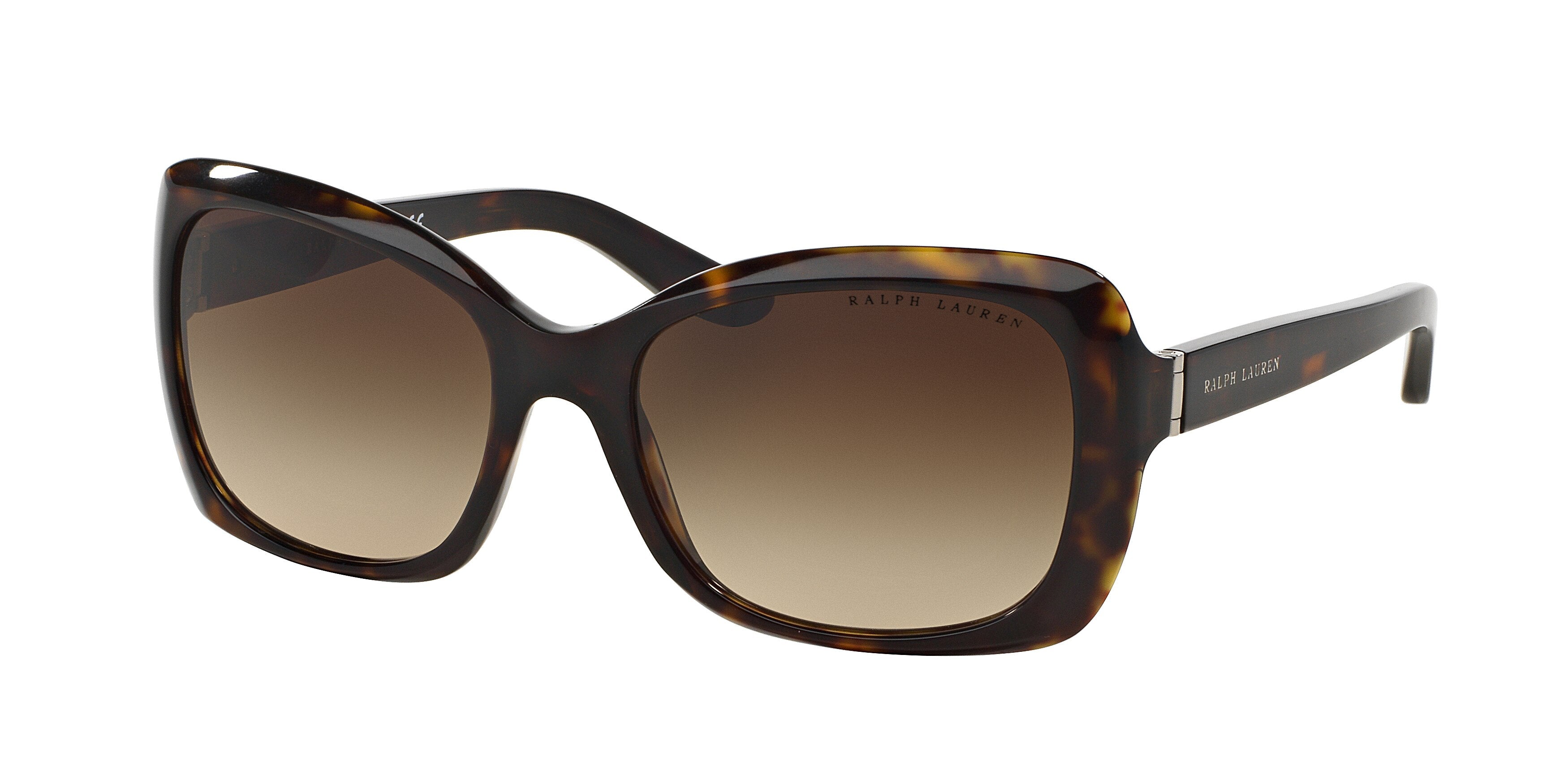 Ralph Lauren RL8134 Square Sunglasses  500313-Shiny Dark Havana 56-140-18 - Color Map Brown