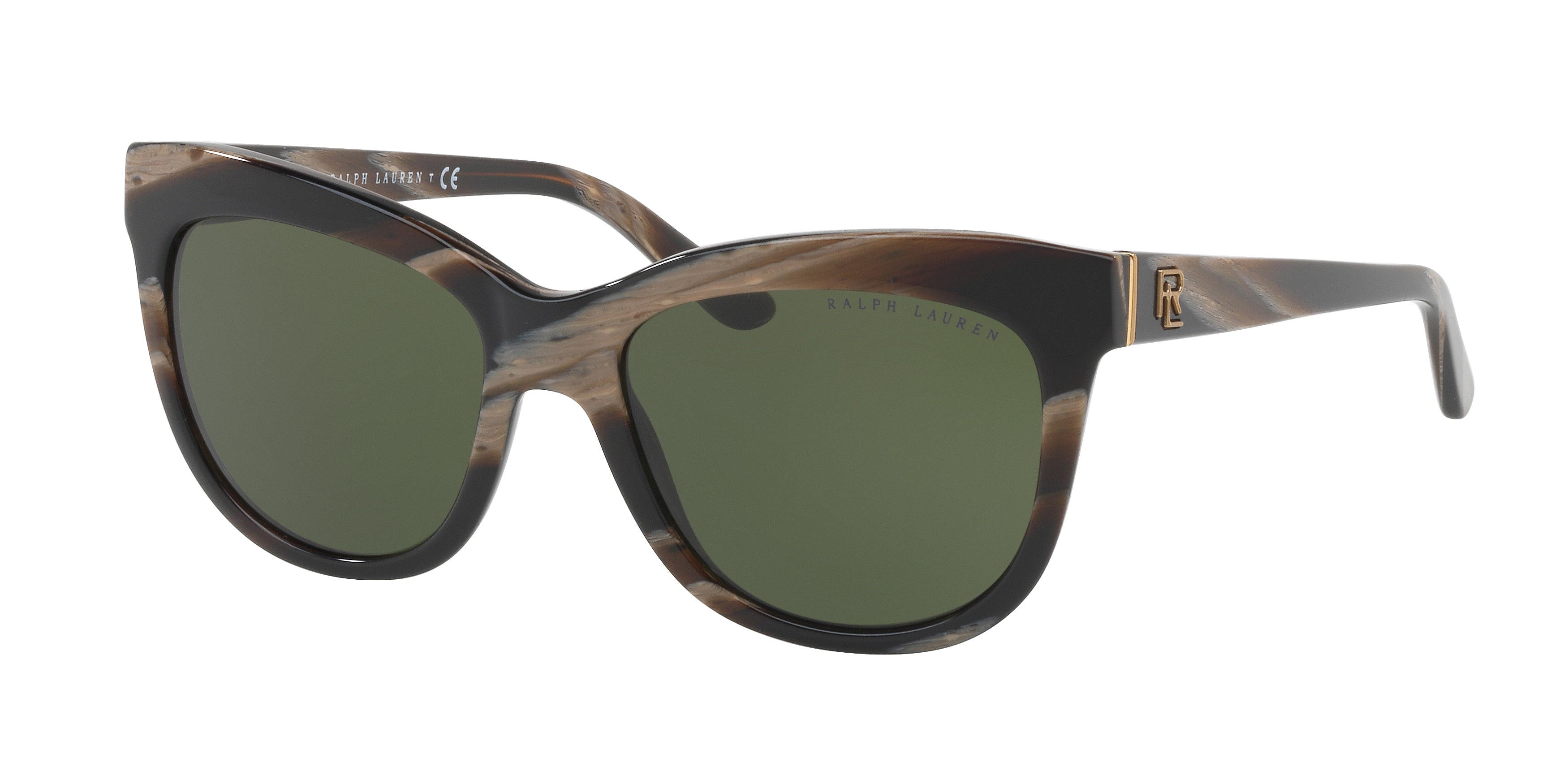 Ralph Lauren RL8158 Square Sunglasses  563471-Brown Horn 54-140-17 - Color Map Brown