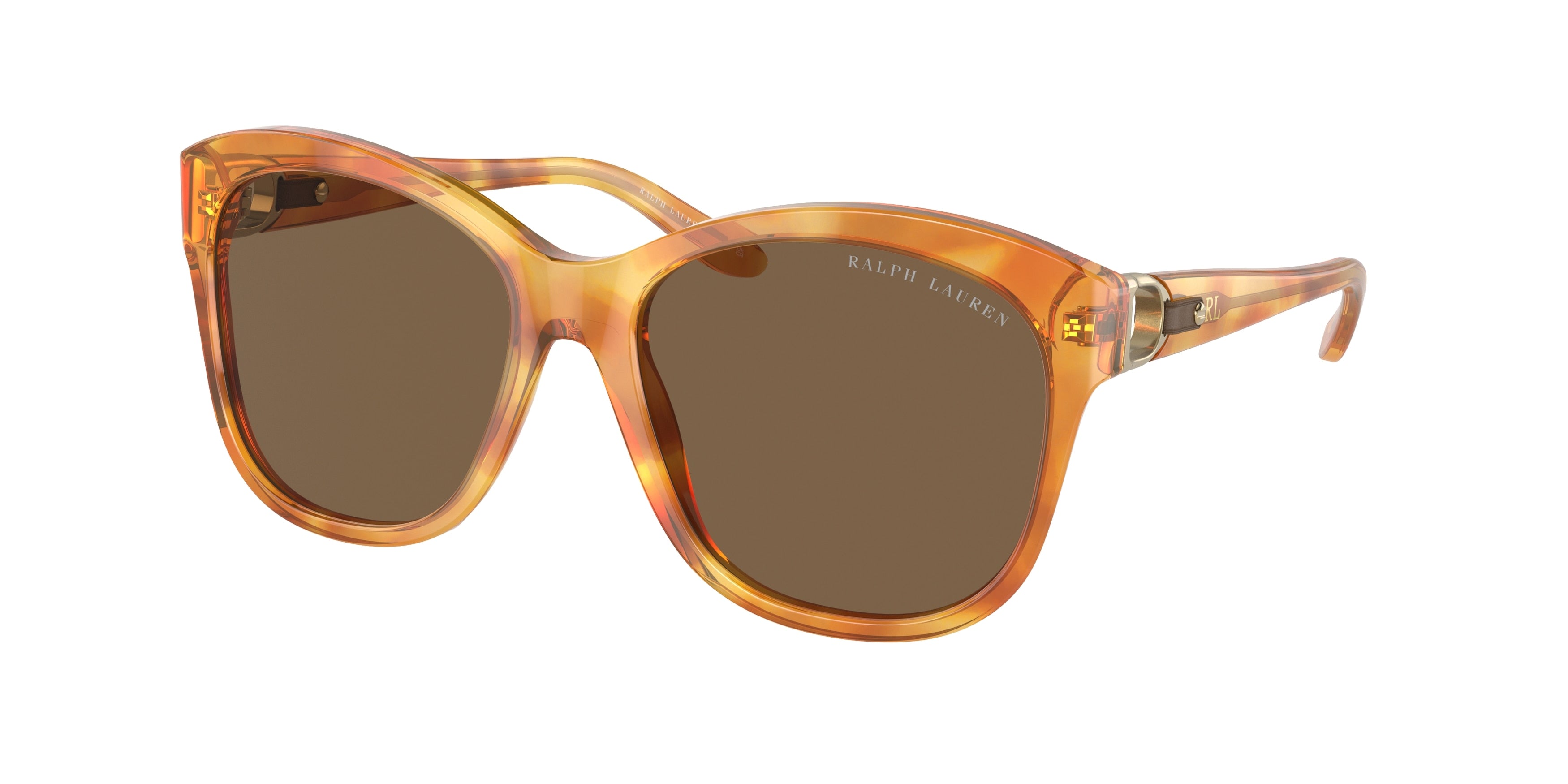 Ralph Lauren RL8190Q Oval Sunglasses  605173-Light Havana 55-140-17 - Color Map Tortoise