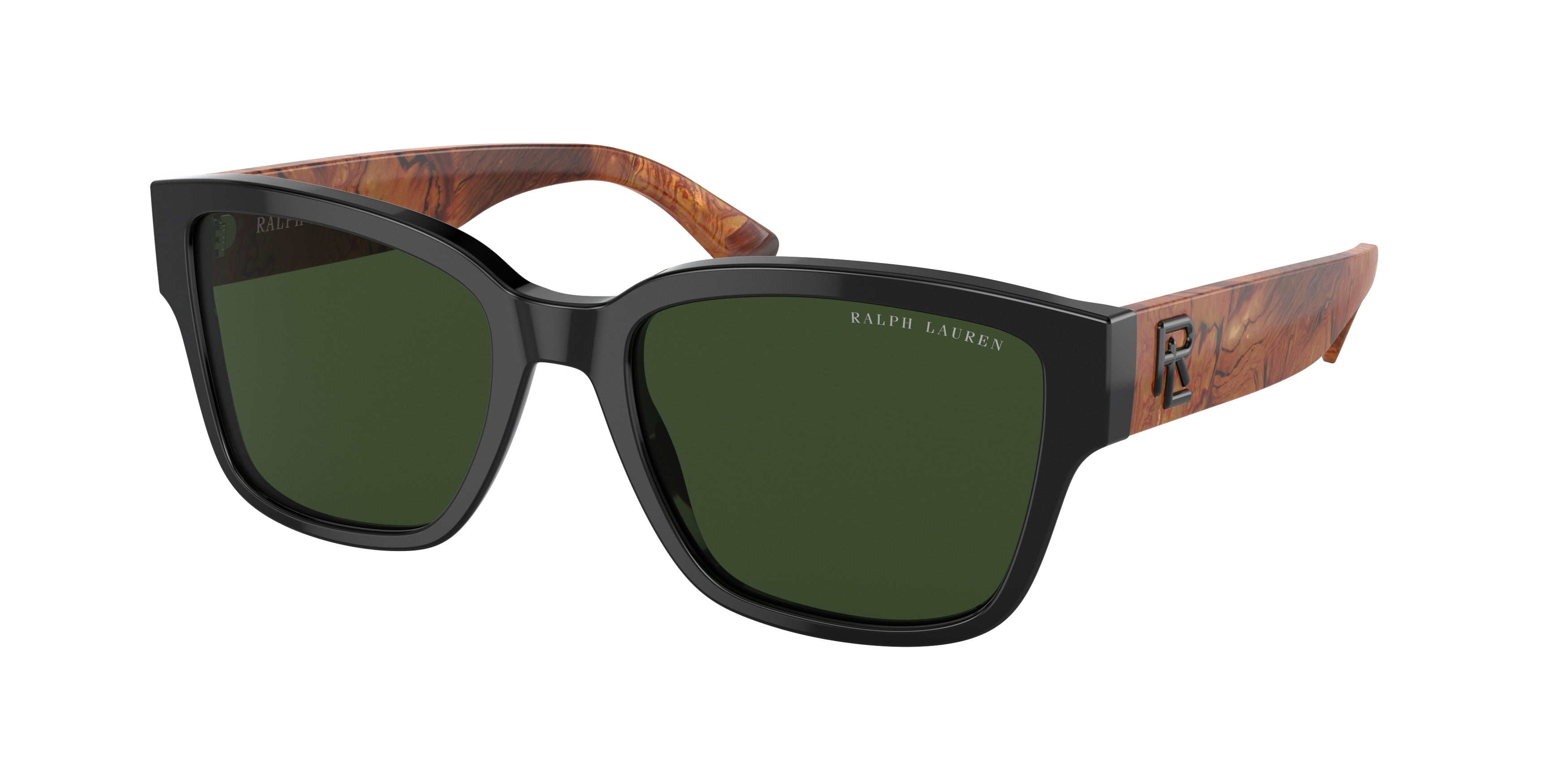 Ralph Lauren THE RL 50 RL8205 Pillow Sunglasses  539871-Shiny Black 55-145-19 - Color Map Black