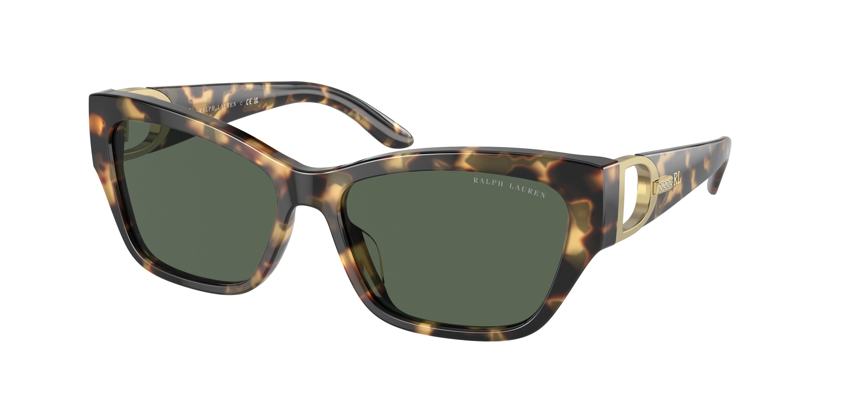 Ralph Lauren THE AUDREY RL8206U Butterfly Sunglasses  500471-Havana 57-140-16 - Color Map Tortoise