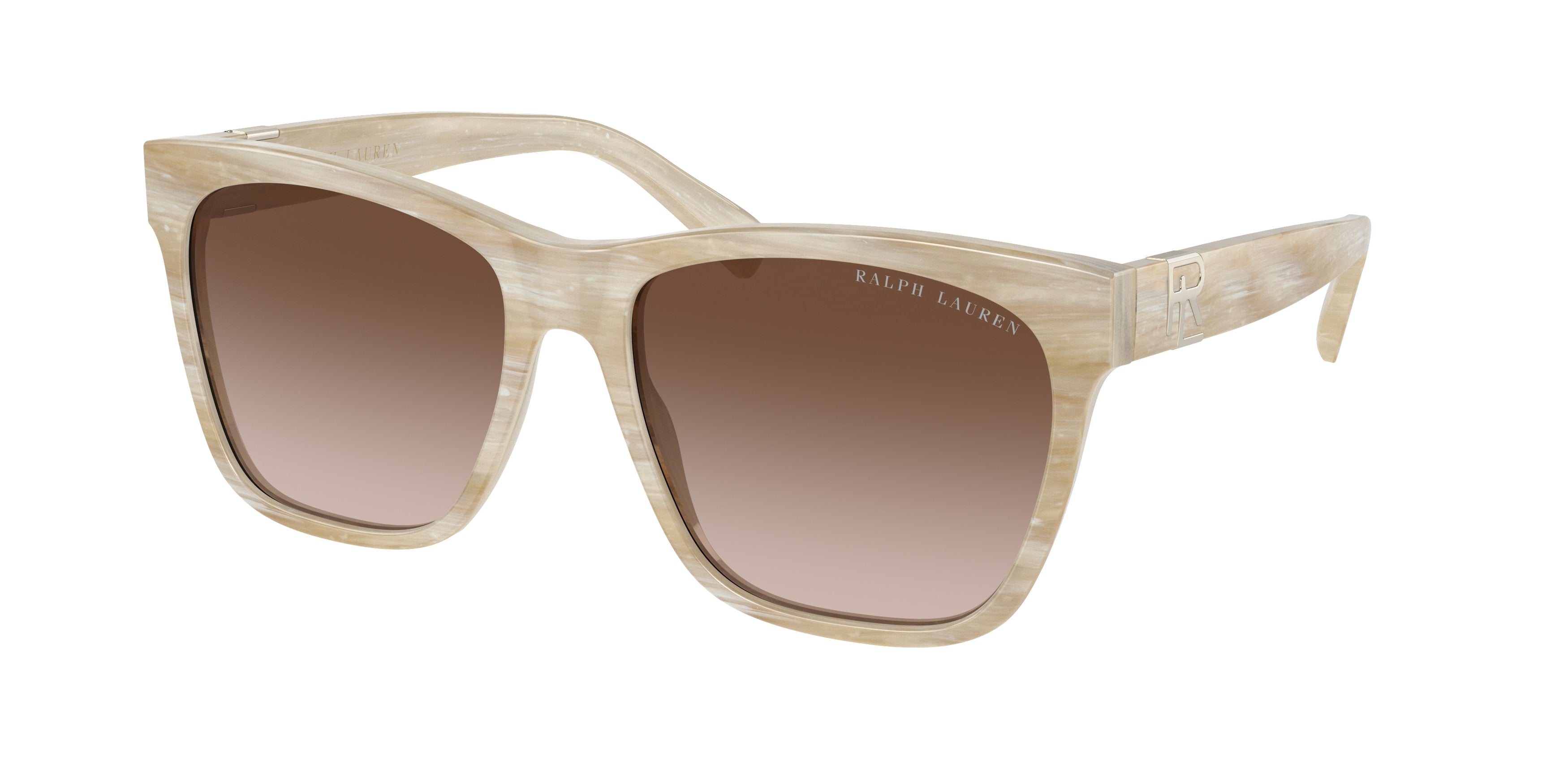 Ralph Lauren THE RICKY II RL8212 Square Sunglasses  604813-Havana 57-145-17 - Color Map Tortoise