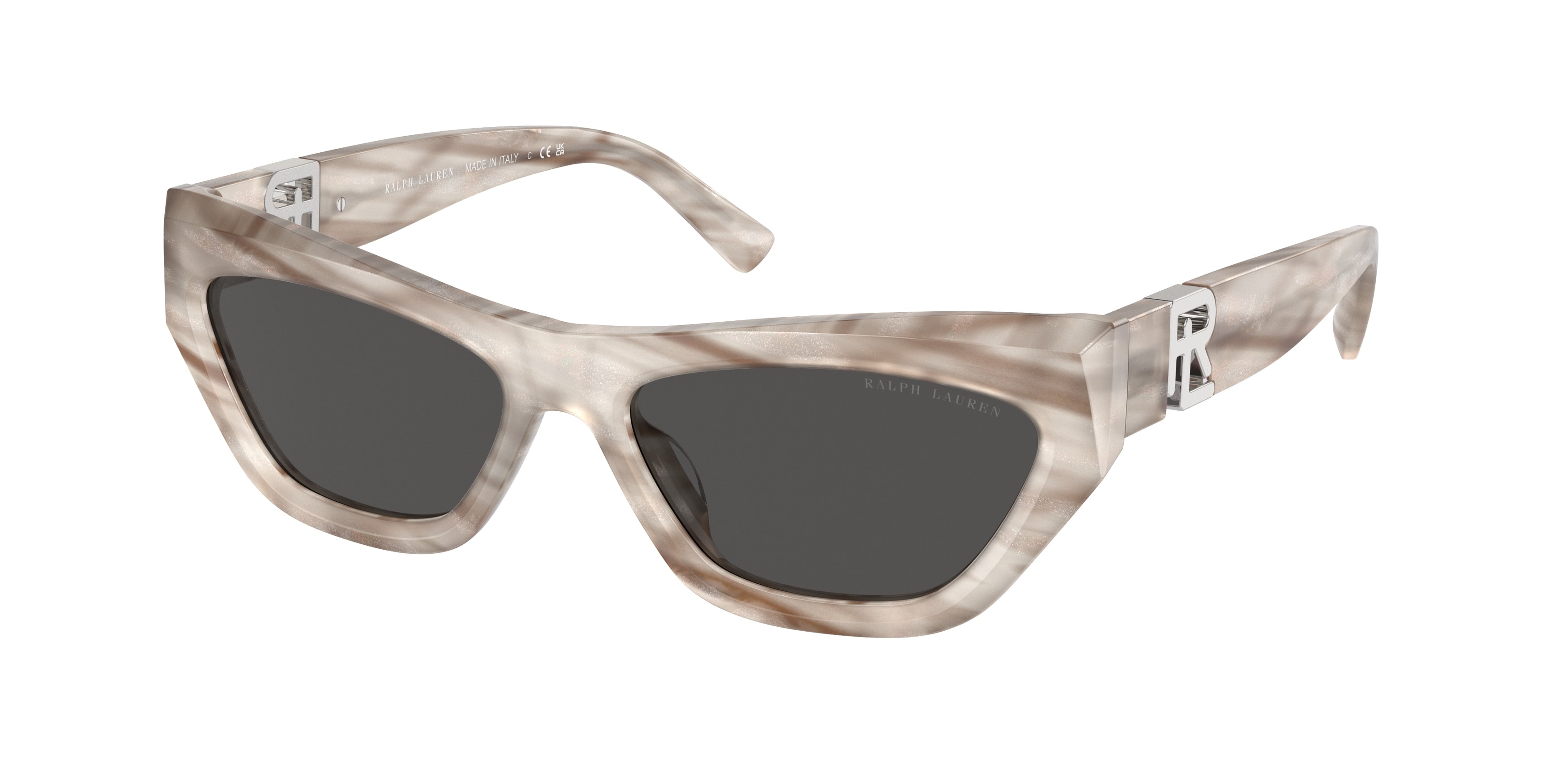 Ralph Lauren THE KIERA RL8218U Cat Eye Sunglasses  610587-Pink Oyster 55-145-17 - Color Map Pink
