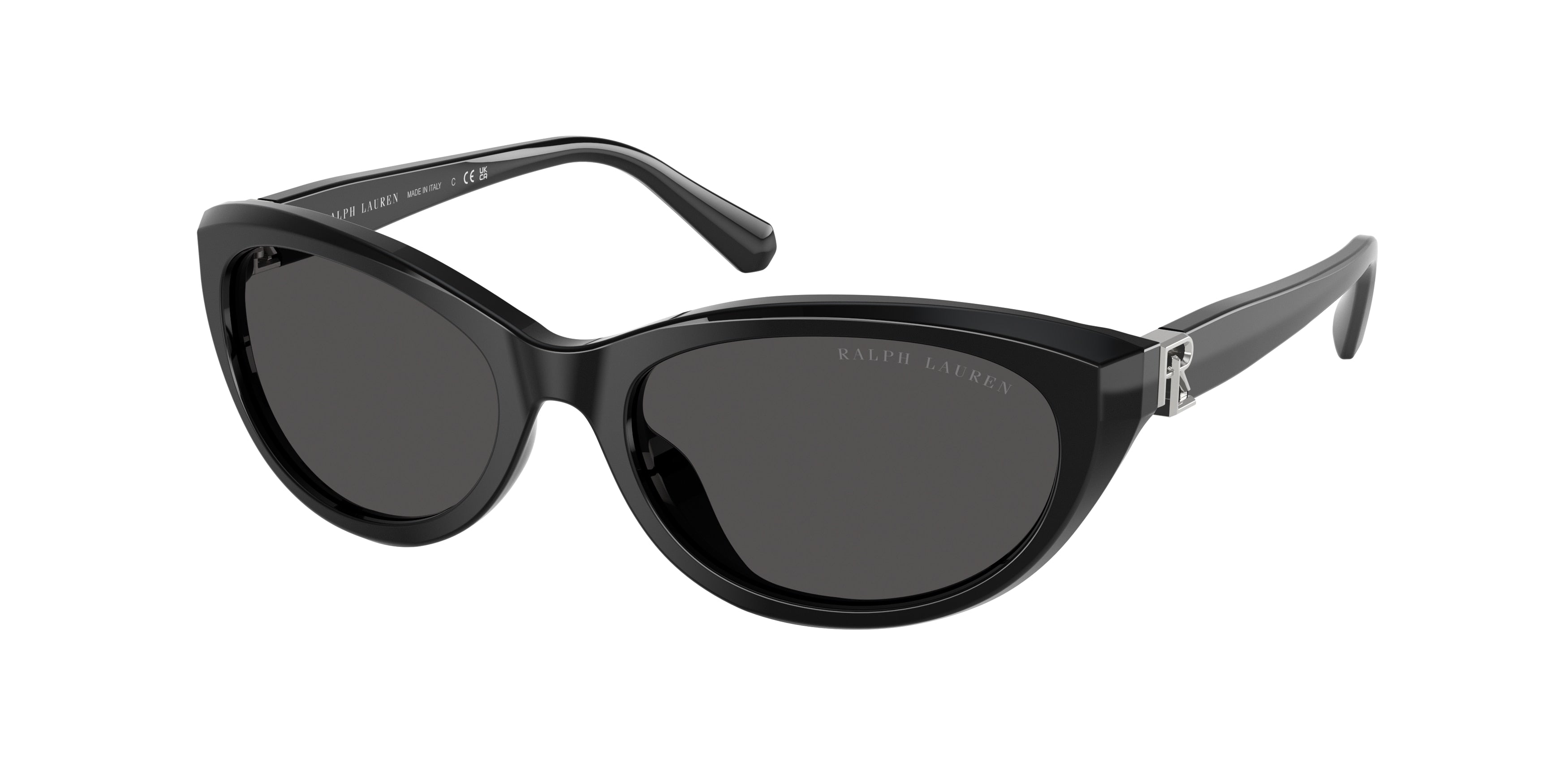 Ralph Lauren RL8226U Oval Sunglasses  500187-Black 56-140-18 - Color Map Black