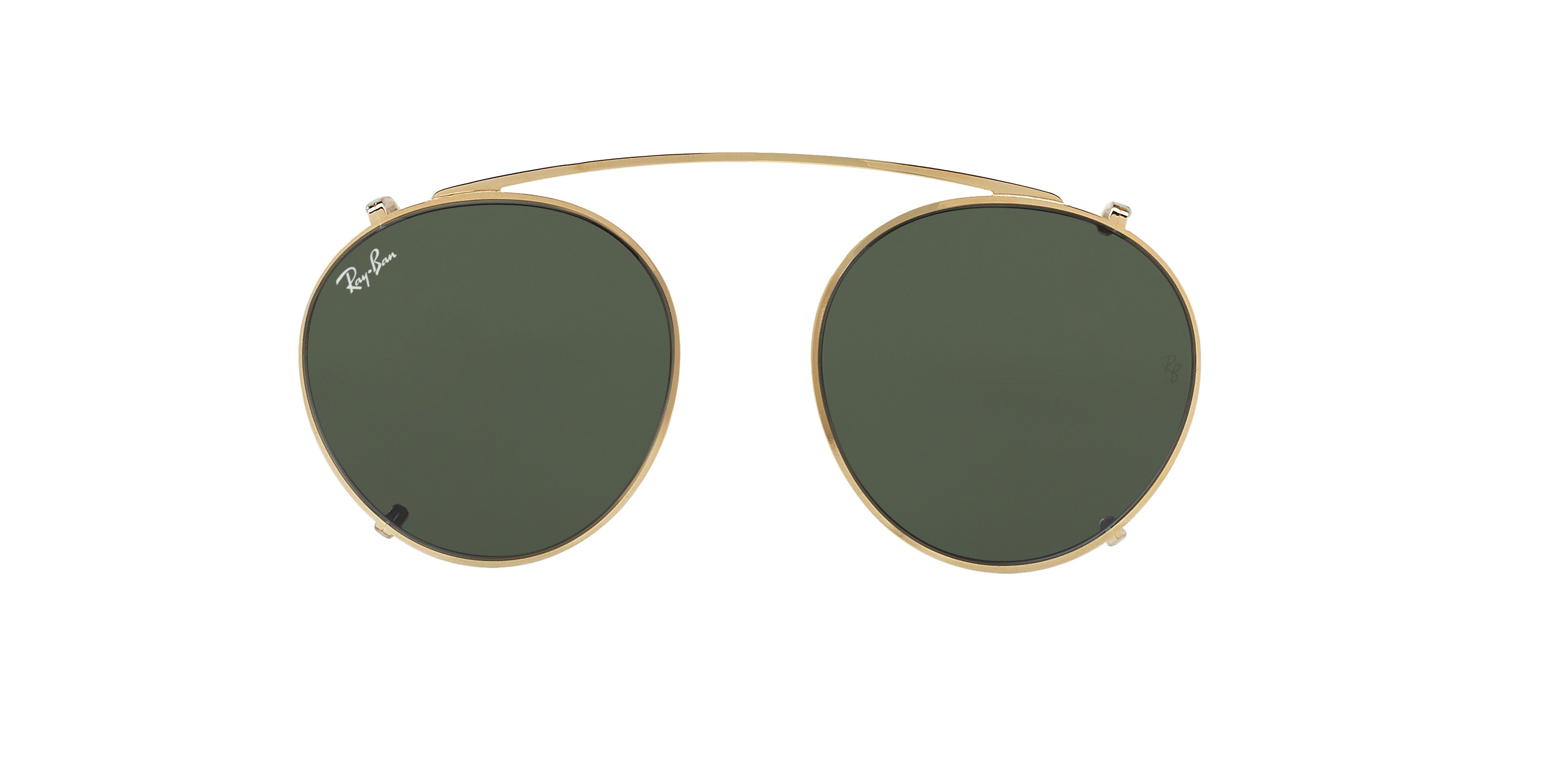 Ray-Ban Optical CLIP ON RX2447C Round Clip-On  250071-Gold 49-0-21 - Color Map Green Classic G-15
