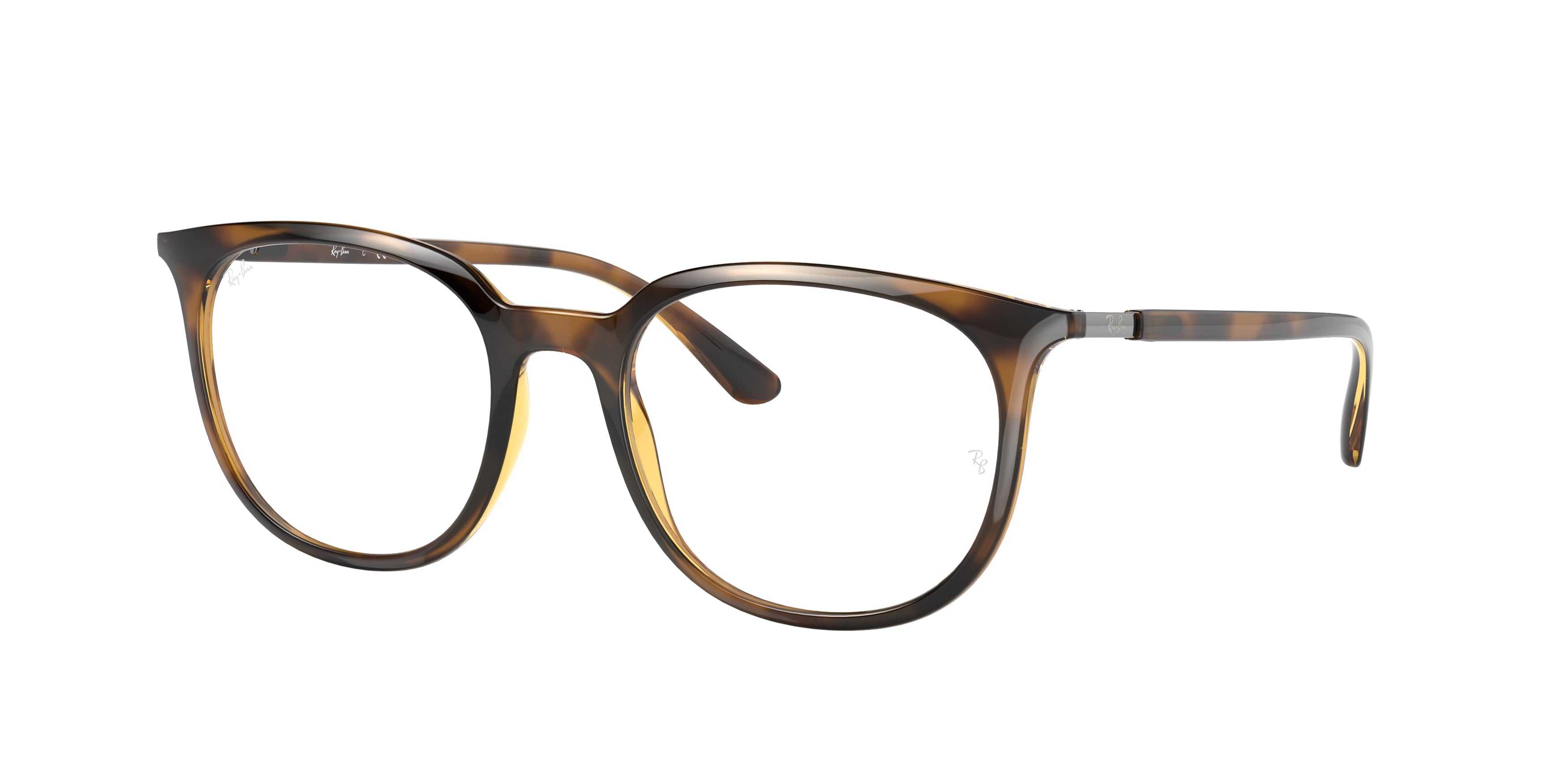 Ray-Ban Optical RX7190 Square Eyeglasses  2012-Havana 53-145-19 - Color Map Tortoise