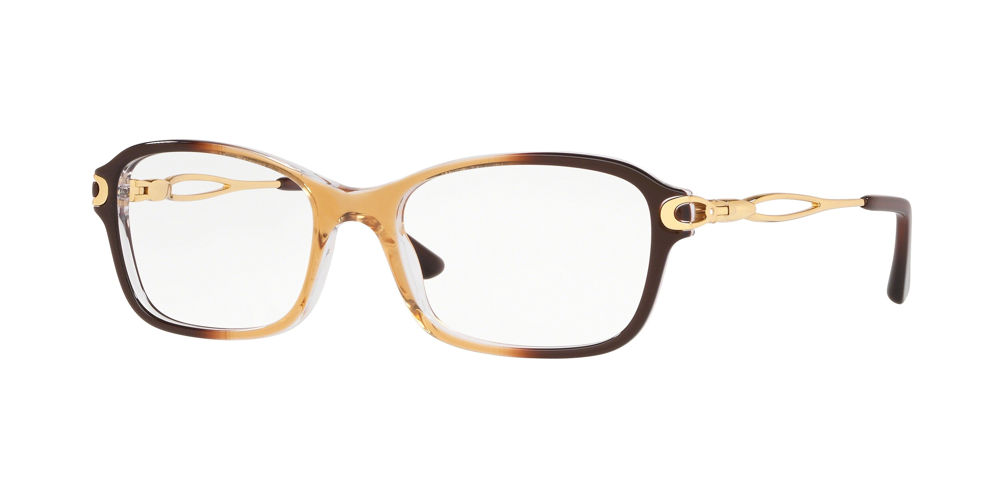 Sferoflex SF1557B Square Eyeglasses  C634-Gradient Brown 52-135-17 - Color Map Brown