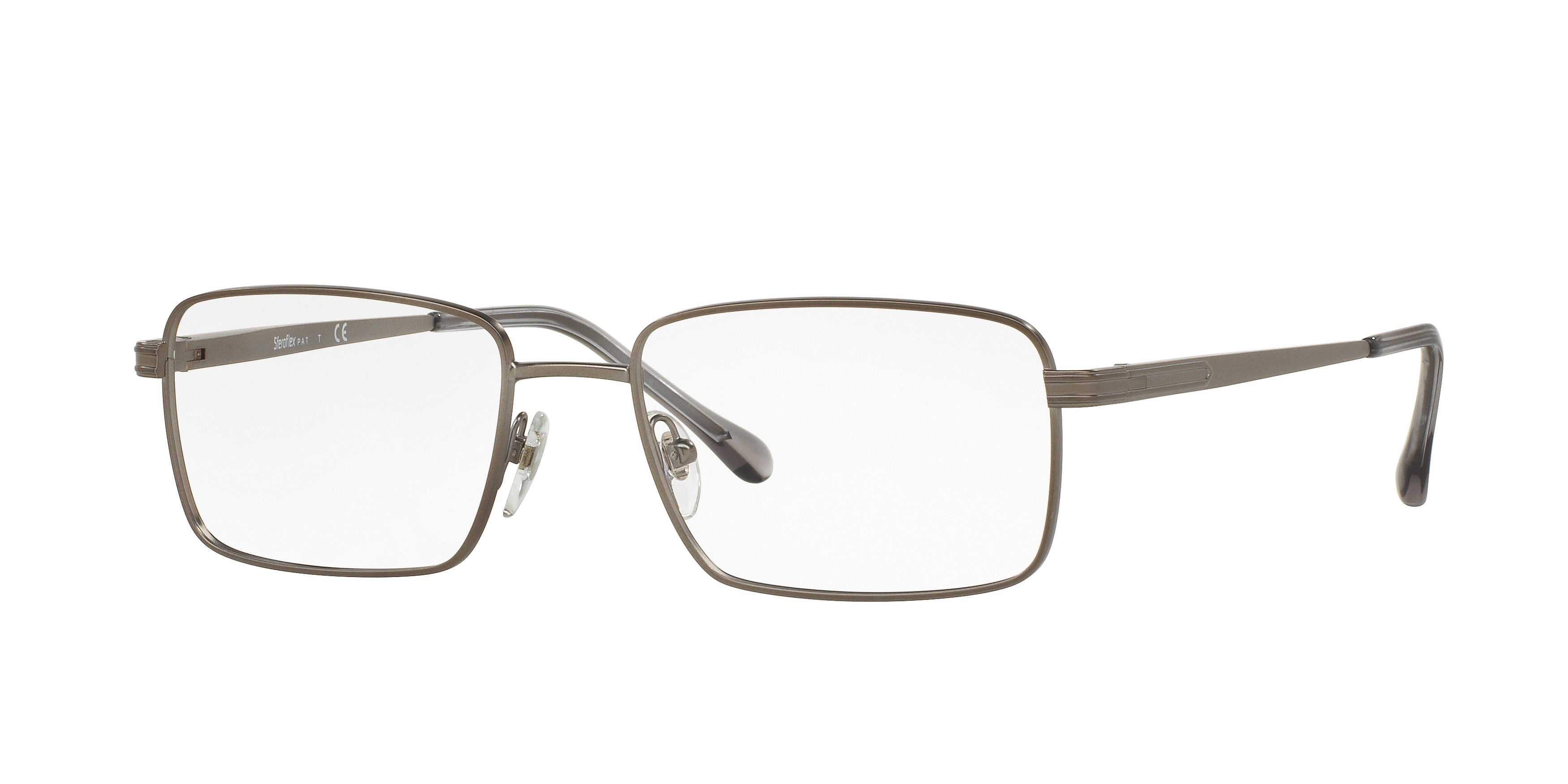 Sferoflex SF2273 Rectangle Eyeglasses  231-Matte Gunmetal 54-145-18 - Color Map Grey