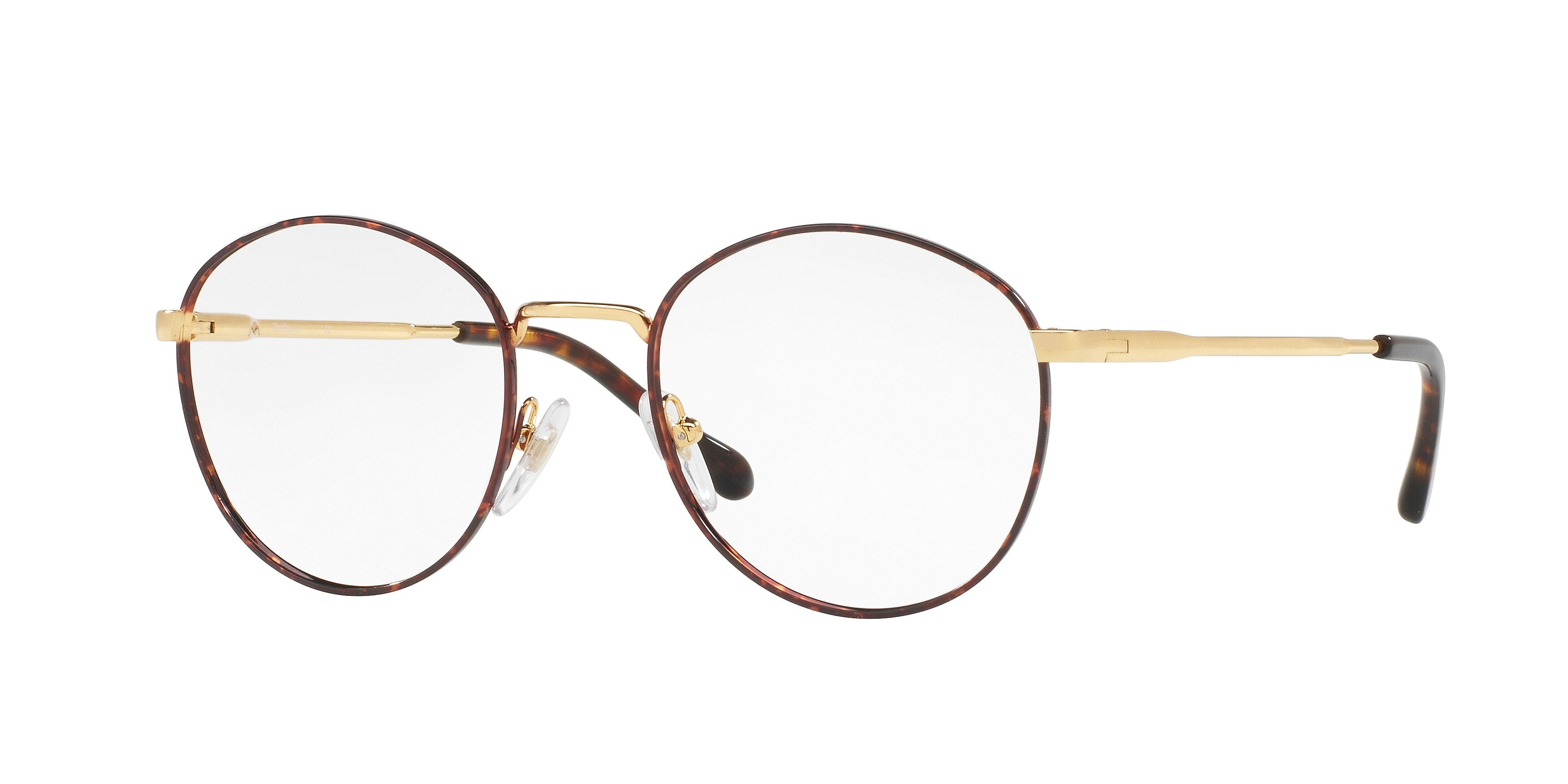 Sferoflex SF2275 Phantos Eyeglasses  S708-Havana Gold 53-145-20 - Color Map Tortoise