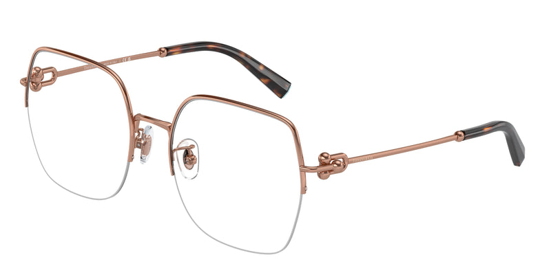 Tiffany TF1153D Square Eyeglasses  6105-Rubedo 56-140-19 - Color Map Red