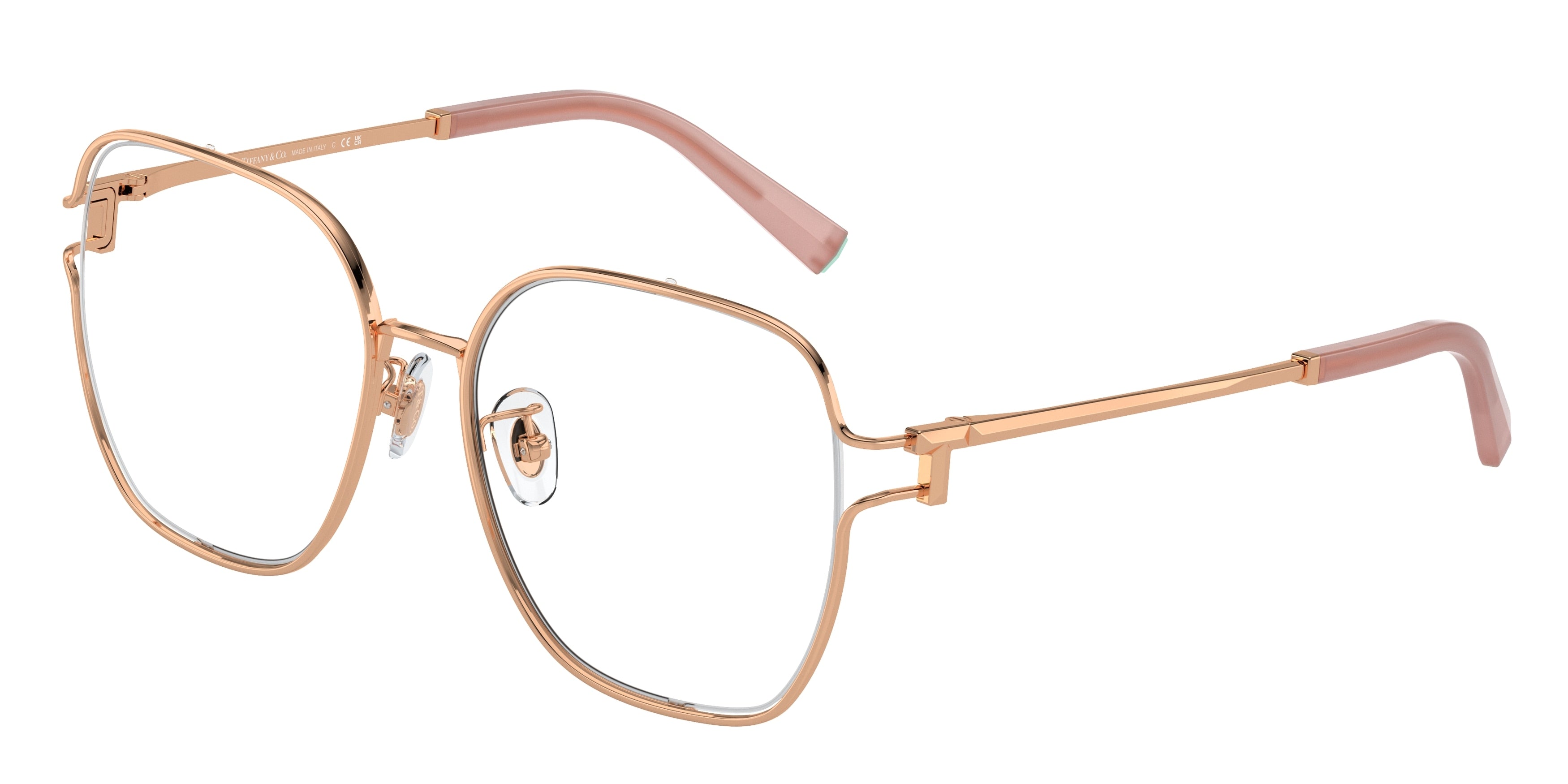 Tiffany TF1155D Square Eyeglasses  6105-Rubedo 55-140-17 - Color Map Red