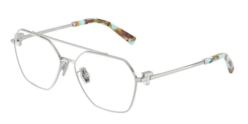 Tiffany TF1169 Irregular Eyeglasses  6001-Silver 57-140-15 - Color Map Silver