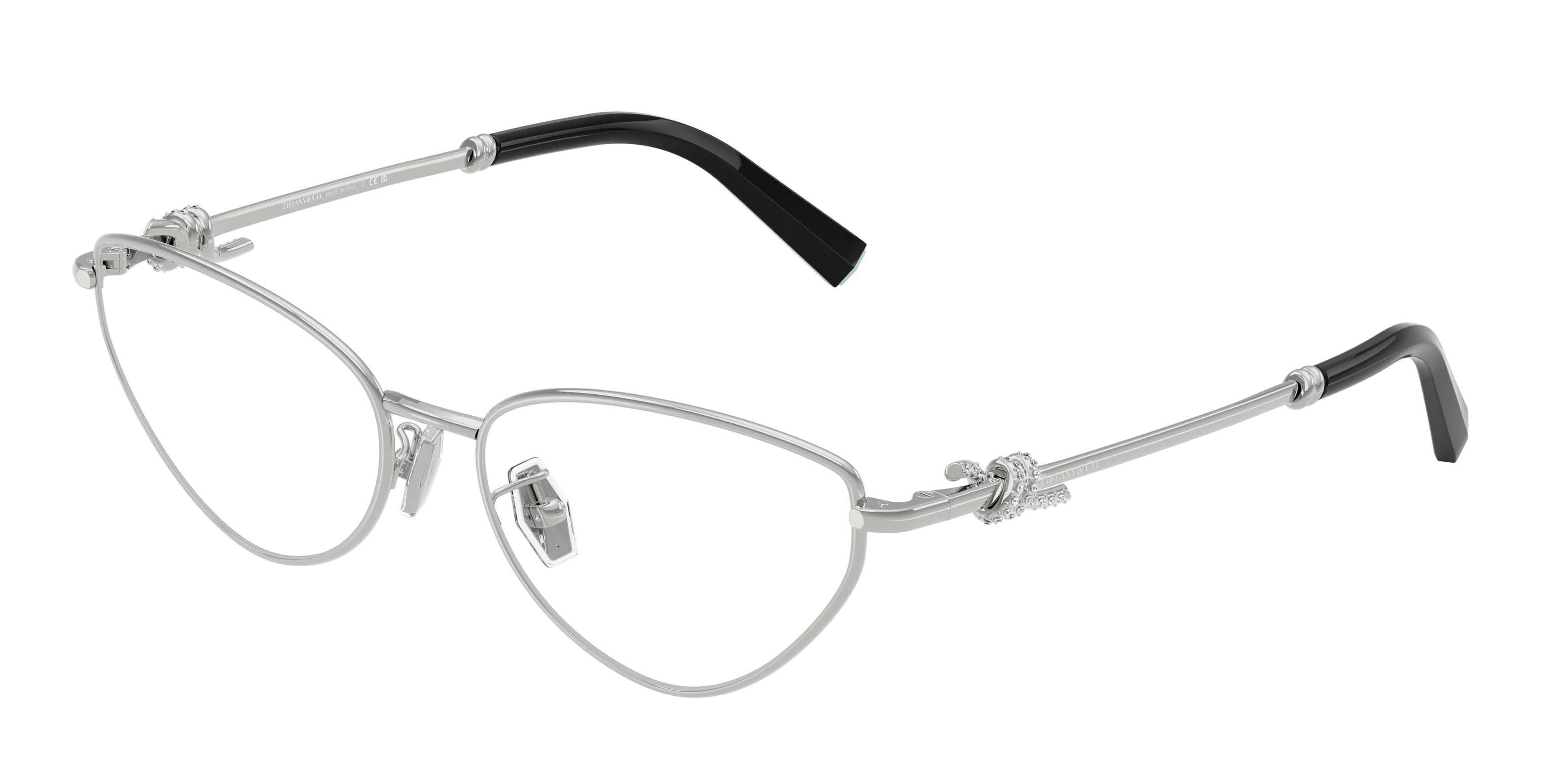 Tiffany TF1172B Cat Eye Eyeglasses  6001-Silver 56-140-16 - Color Map Silver
