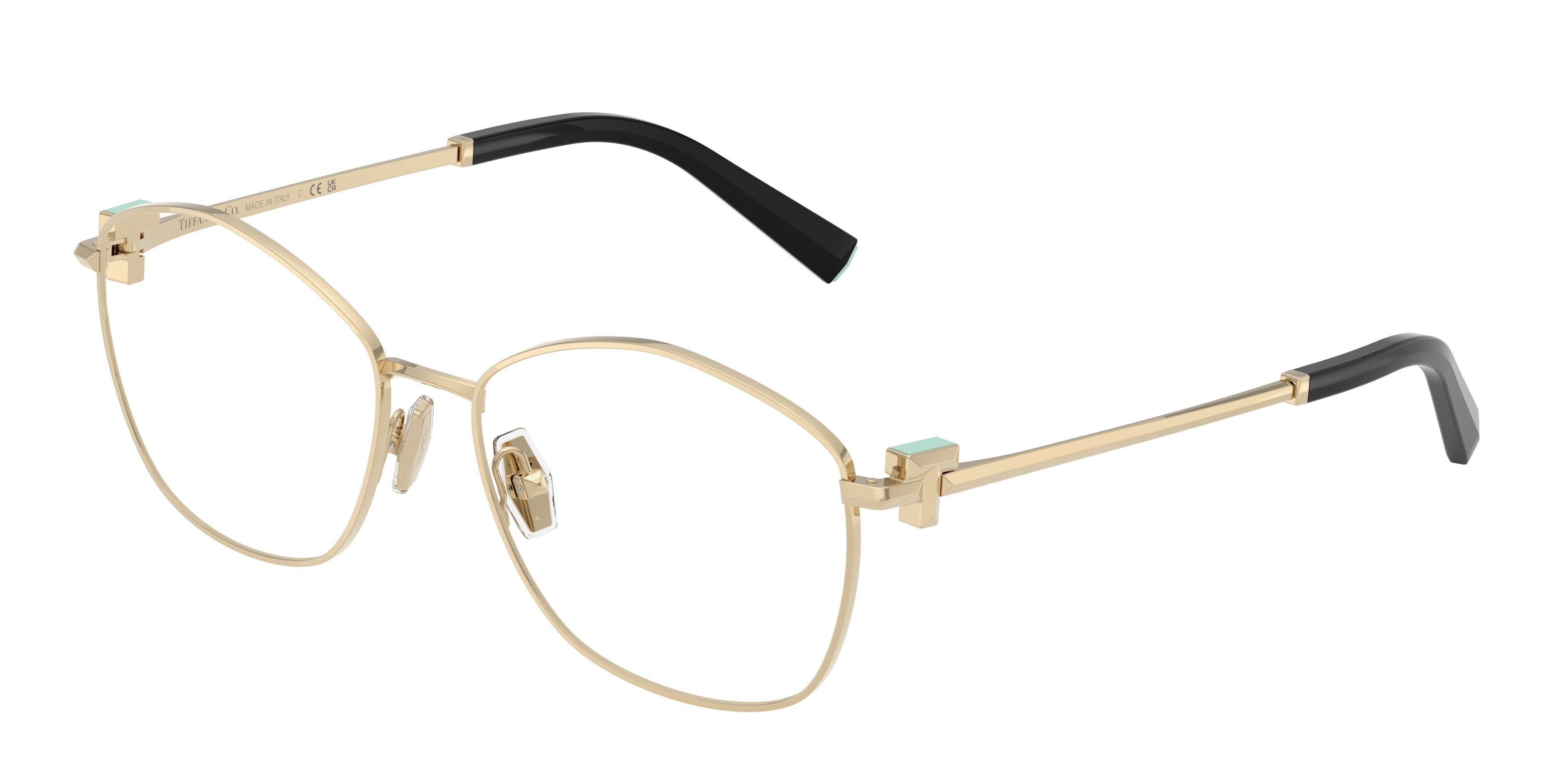 Tiffany TF1174 Irregular Eyeglasses  6021-Pale Gold 55-140-16 - Color Map Gold