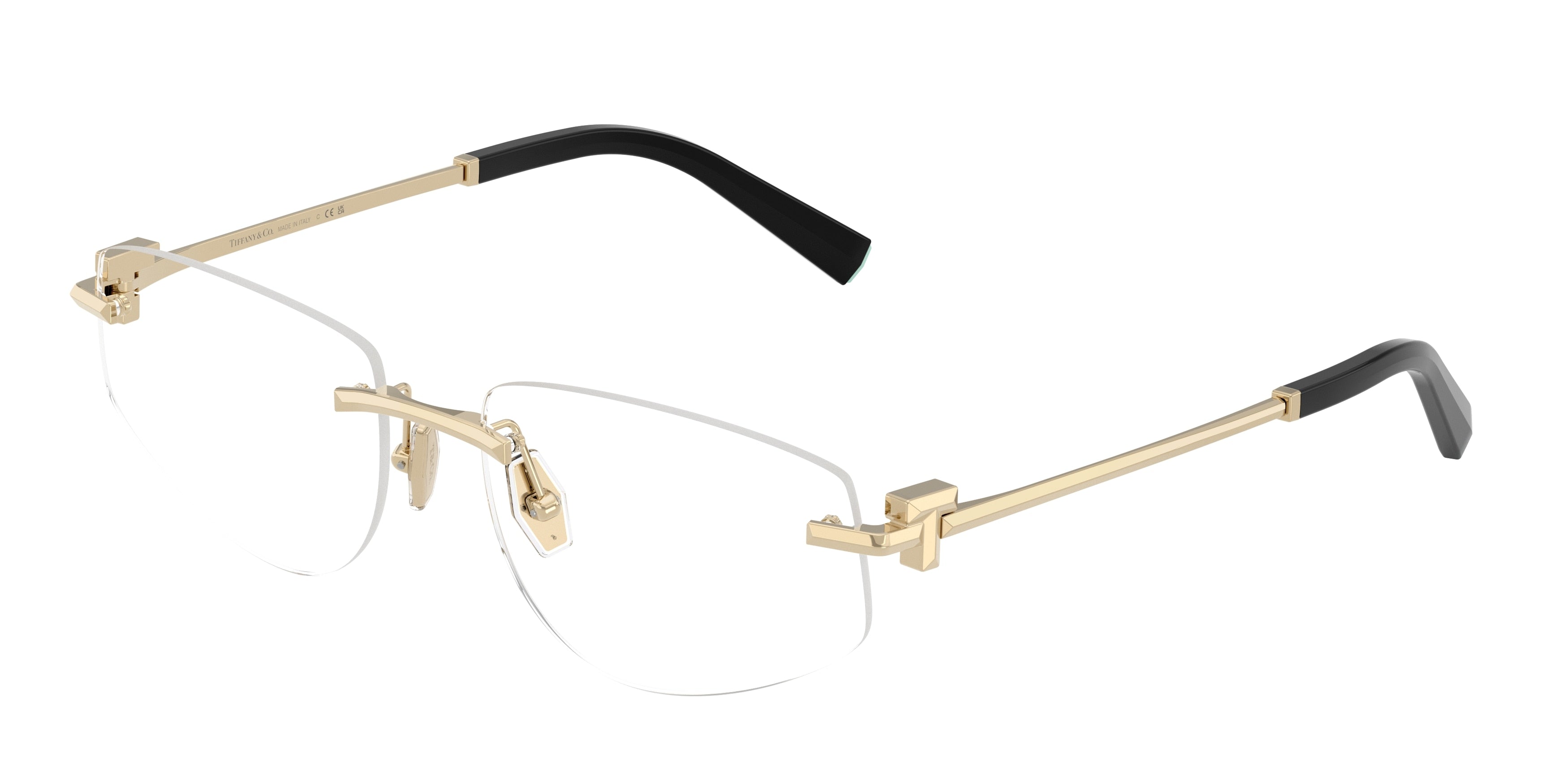 Tiffany TF1175 Irregular Eyeglasses  6021-Pale Gold 56-140-17 - Color Map Gold