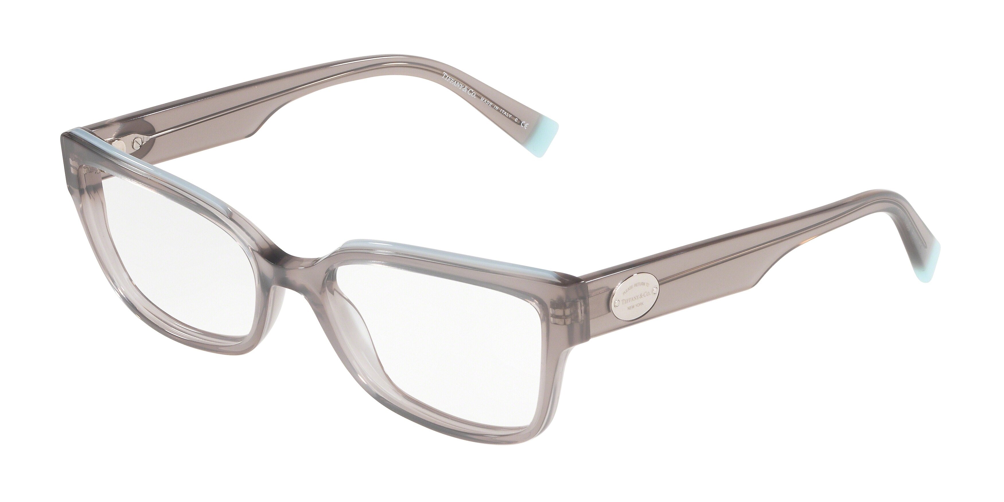 Tiffany TF2185 Rectangle Eyeglasses  8283-Opal Grey 51-140-17 - Color Map Grey