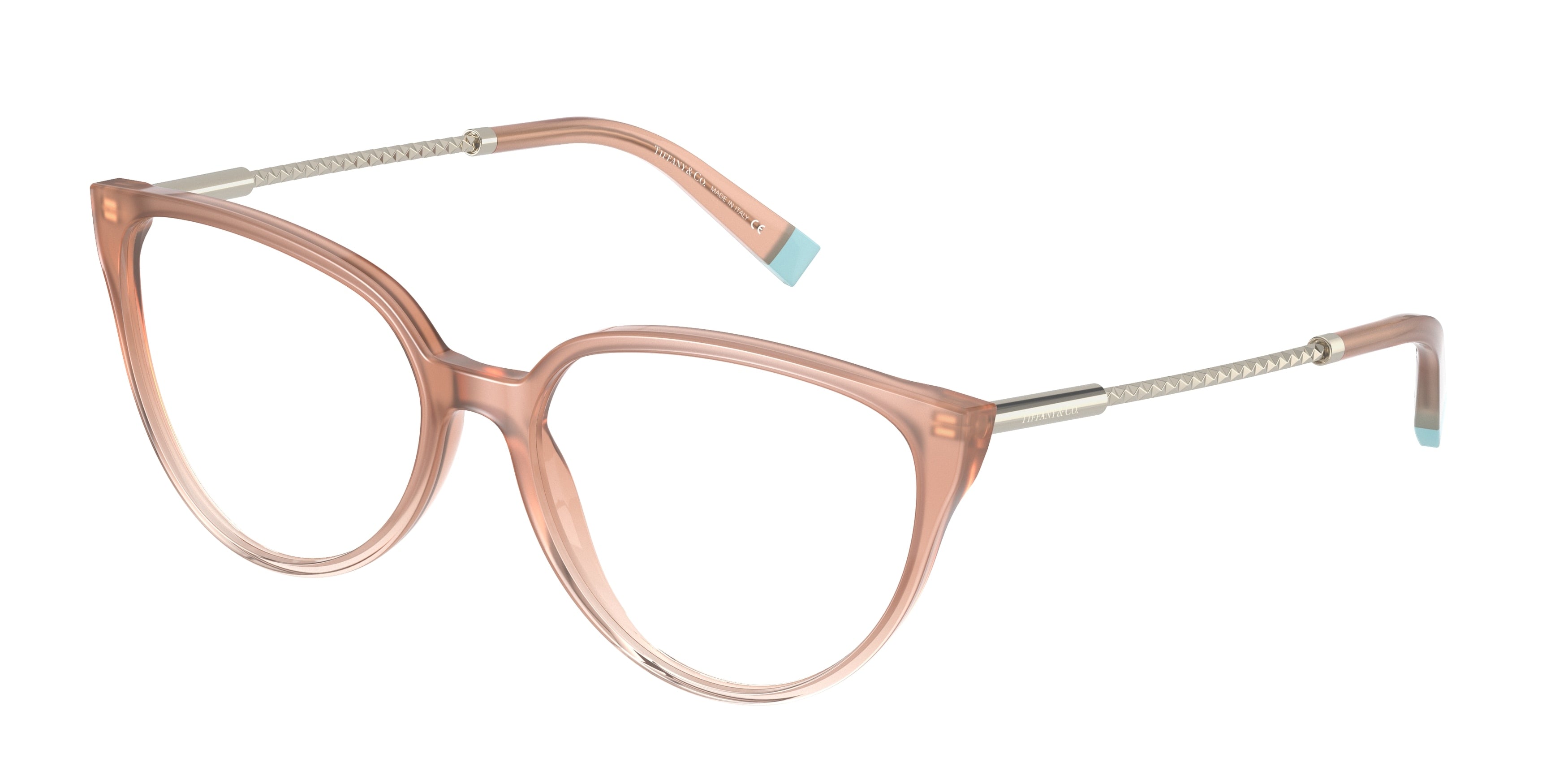 Tiffany TF2206 Cat Eye Eyeglasses  8299-Sand Gradient 53-140-16 - Color Map Brown