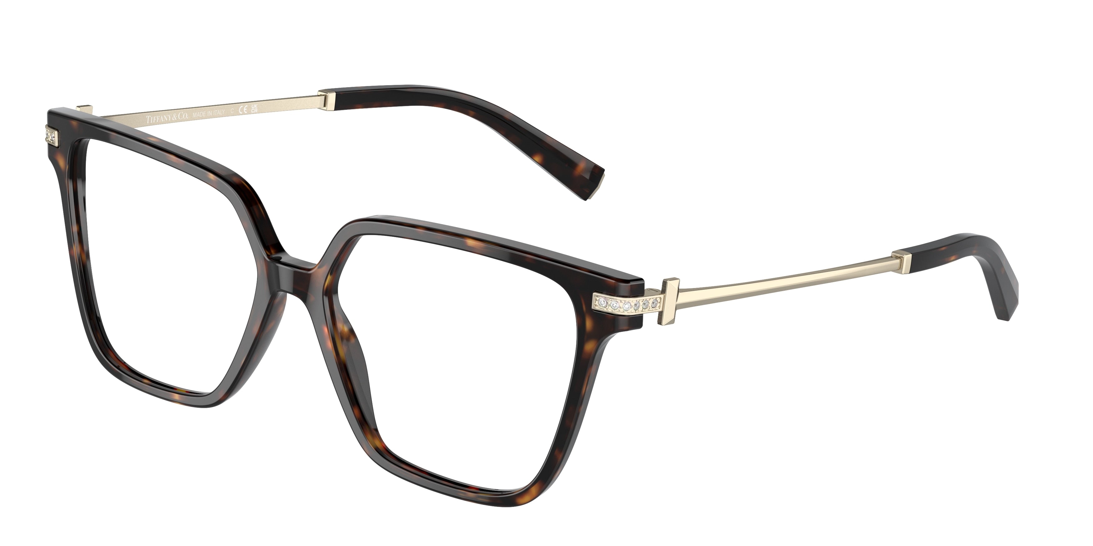Tiffany TF2234B Square Eyeglasses  8015-Havana 54-140-15 - Color Map Tortoise