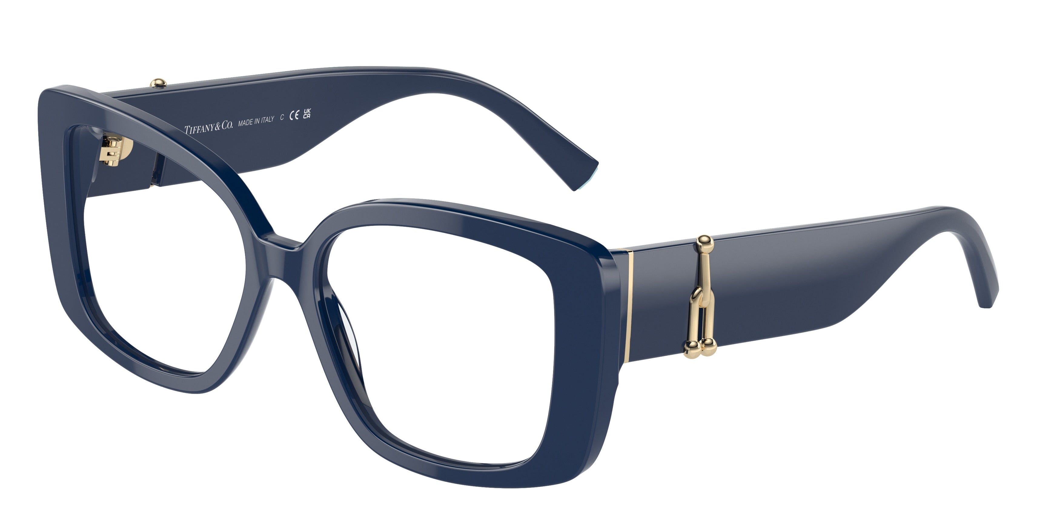Tiffany TF2235 Square Eyeglasses  8385-Spectrum Blue 53-140-16 - Color Map Blue