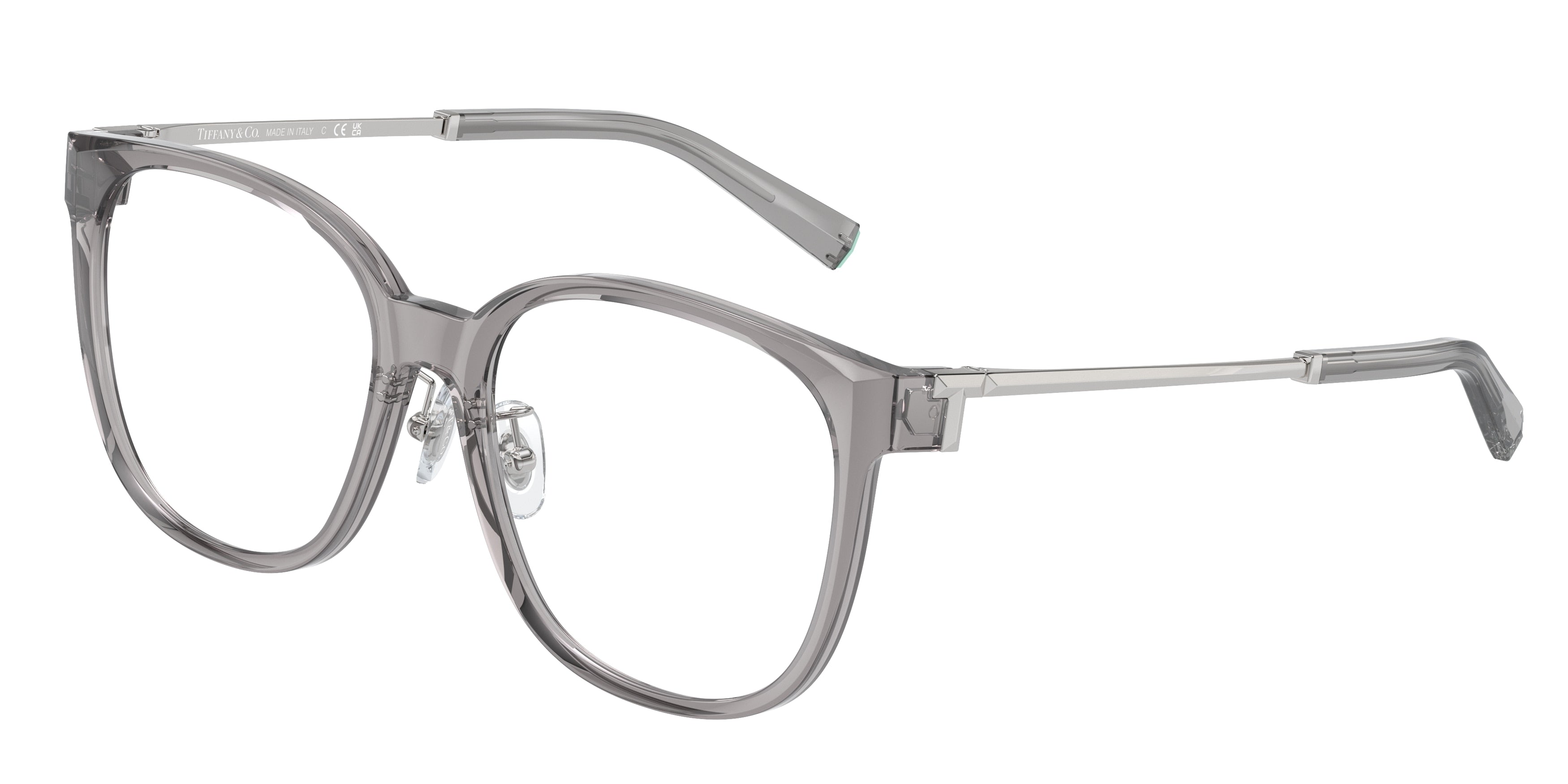 Tiffany TF2240D Square Eyeglasses  8270-Crystal Grey 54-140-17 - Color Map Grey