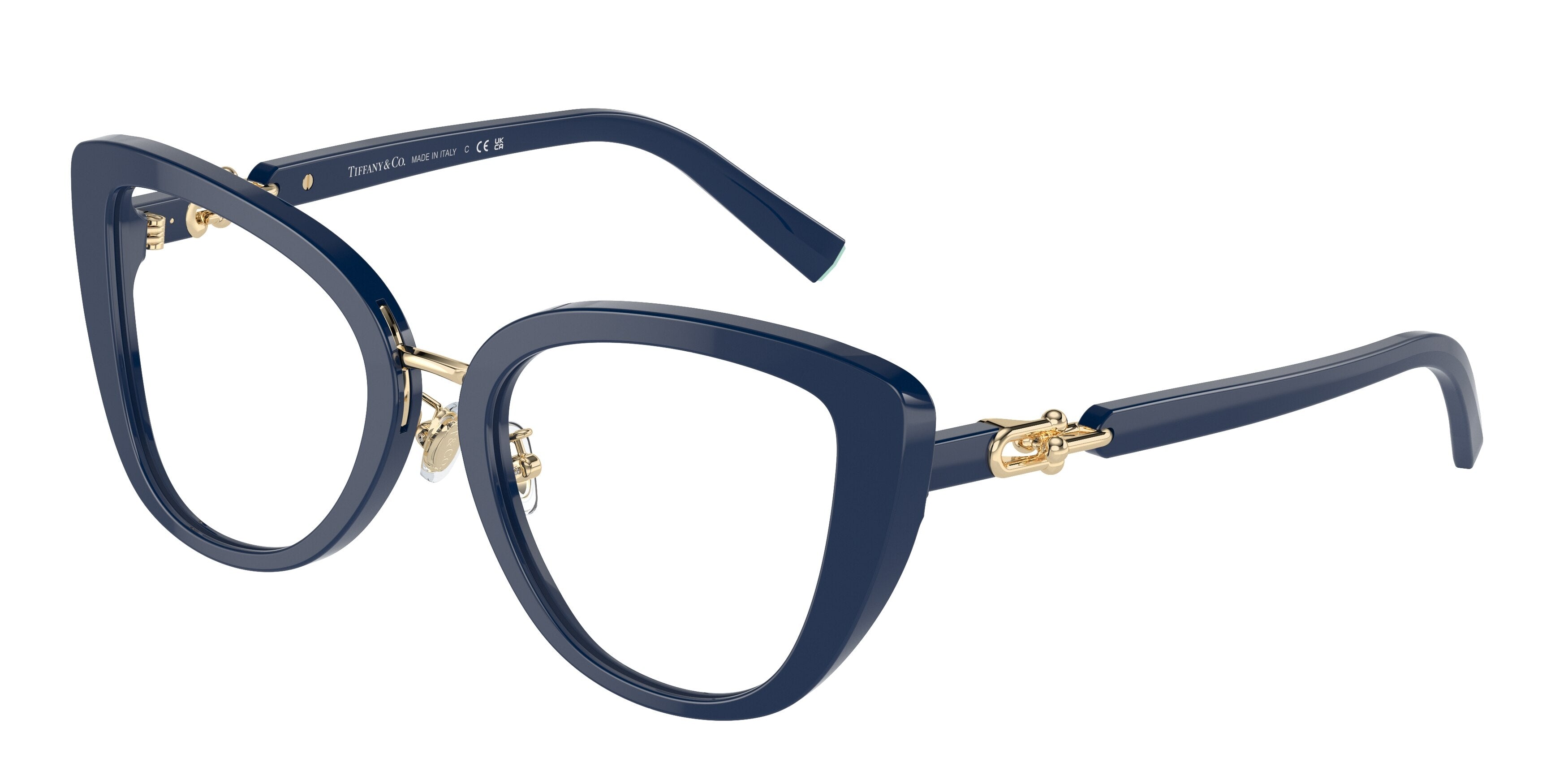 Tiffany TF2242F Cat Eye Eyeglasses  8400-Spectrum Blue 52-140-19 - Color Map Blue