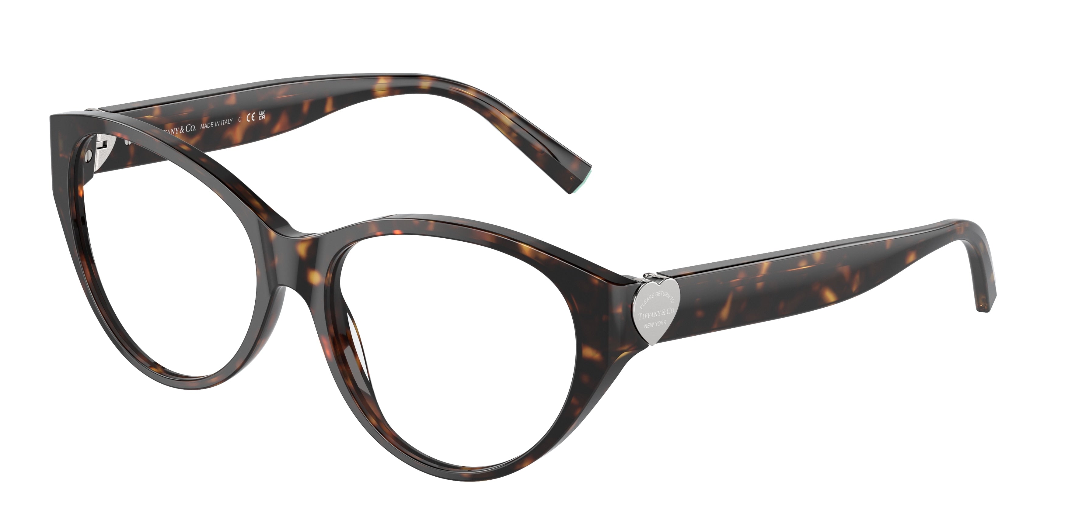 Tiffany TF2244F Phantos Eyeglasses  8015-Havana 53-140-16 - Color Map Tortoise