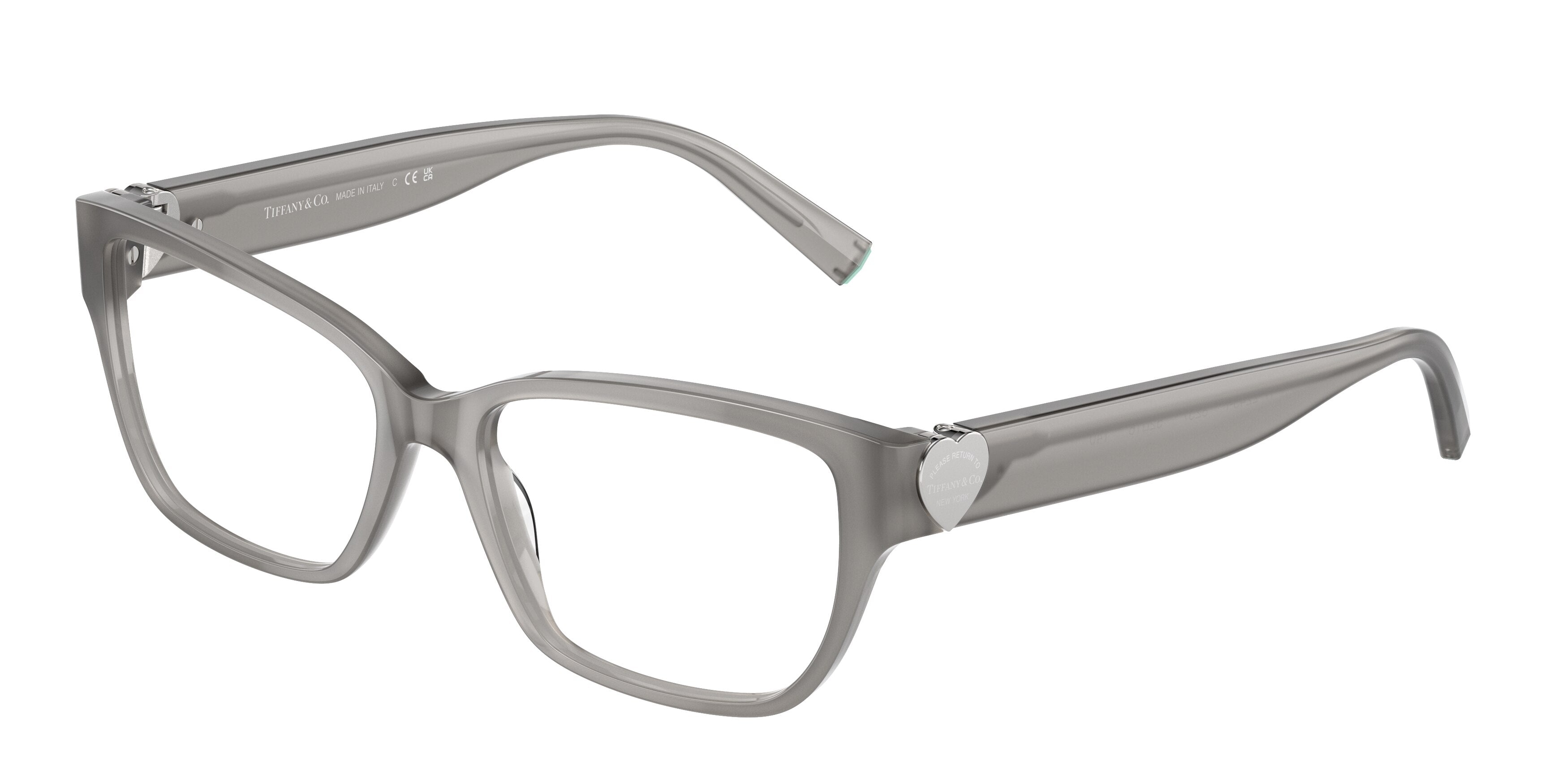 Tiffany TF2245F Rectangle Eyeglasses  8257-Opal Grey 52-140-16 - Color Map Grey