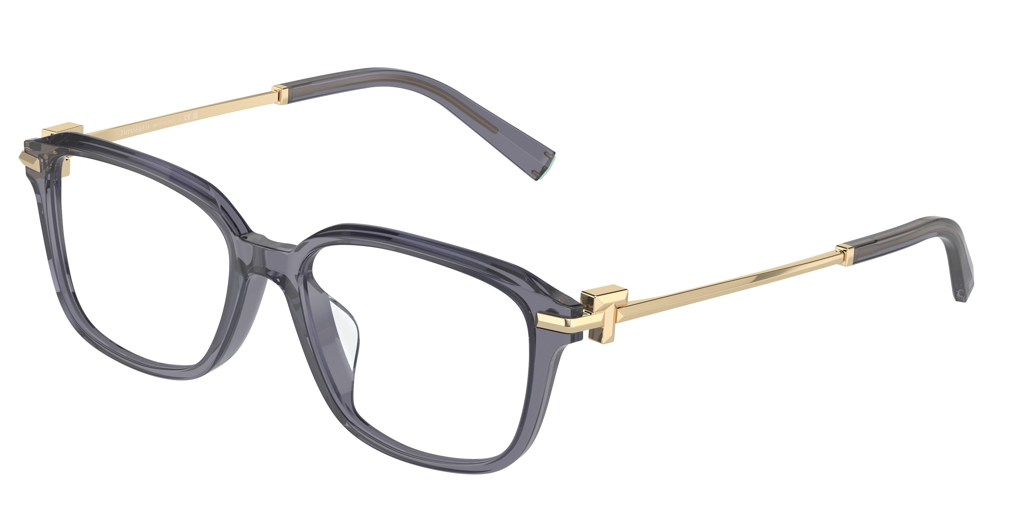 Tiffany TF2253D Pillow Eyeglasses  8405-Crystal Dark Violet 54-145-17 - Color Map Violet