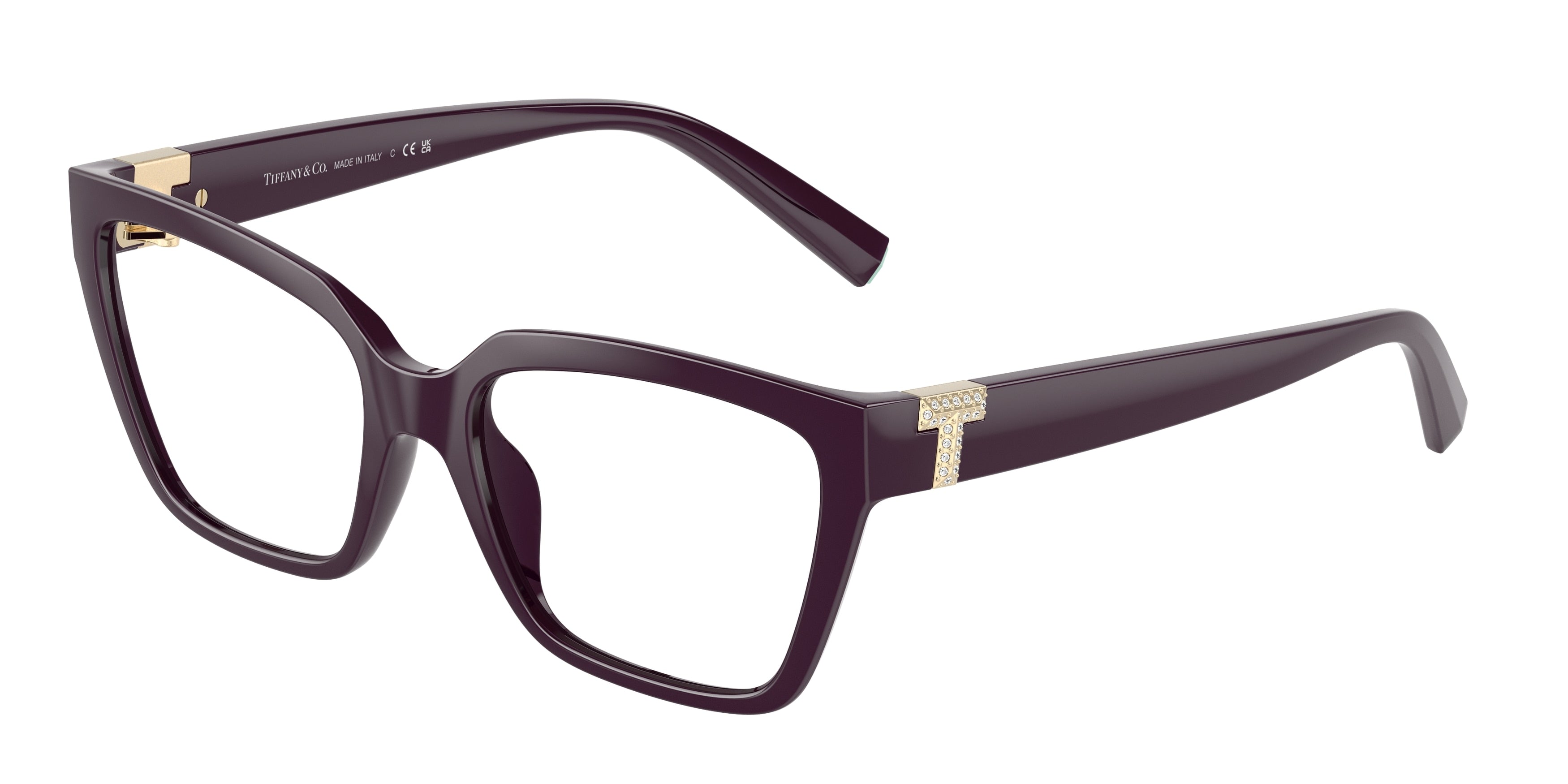 Tiffany TF2257BU Square Eyeglasses  8427-Deep Kunzite 54-140-17 - Color Map Black