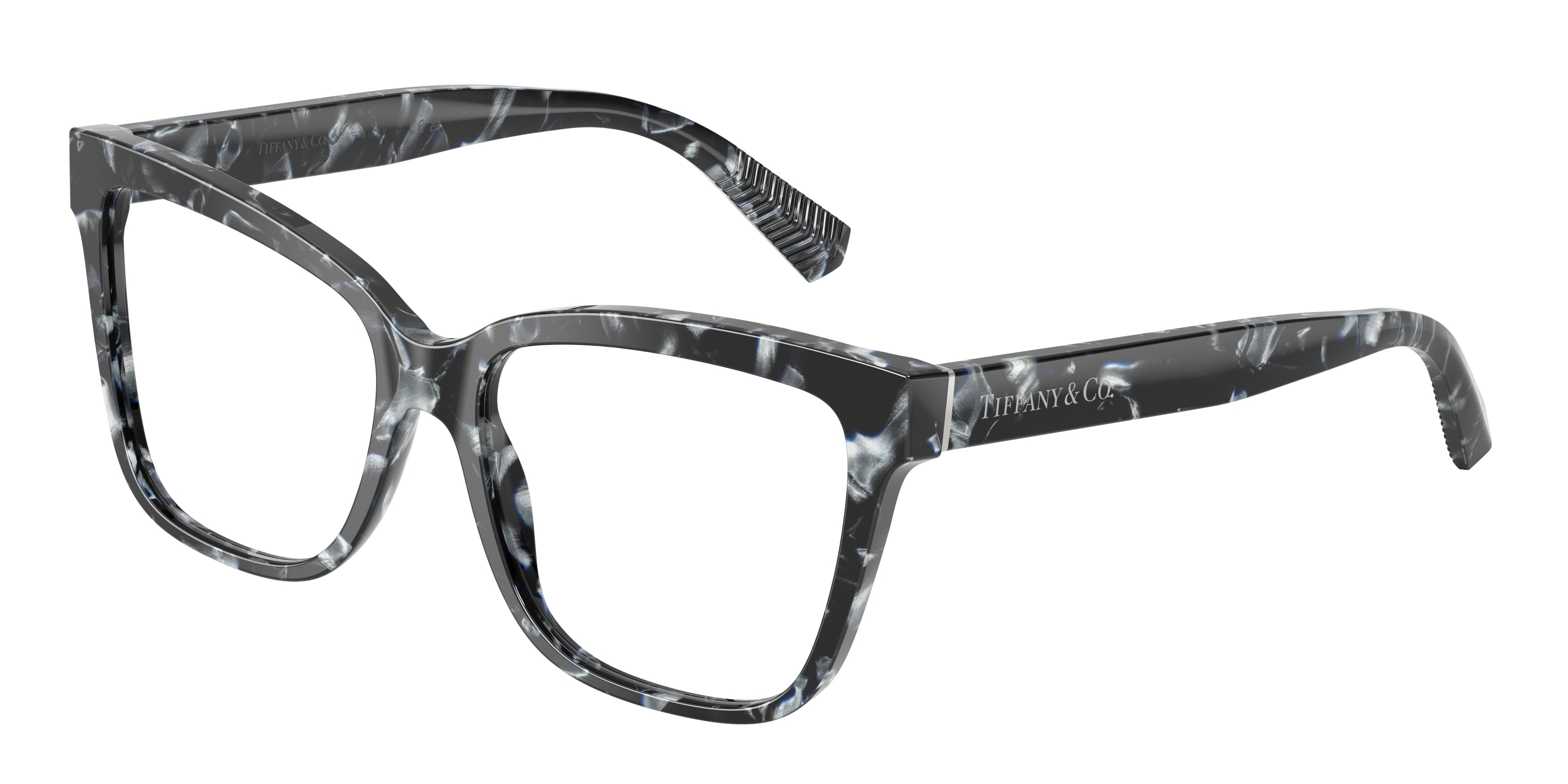 Tiffany TF2260 Cat Eye Eyeglasses  8428-Havana Madreperla 53-140-16 - Color Map Tortoise