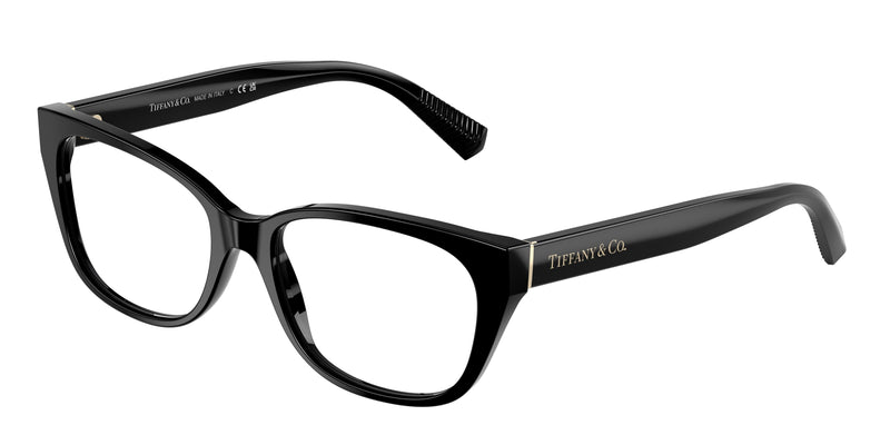 Tiffany TF2261 Pillow Eyeglasses  8001-Black 54-140-17 - Color Map Black
