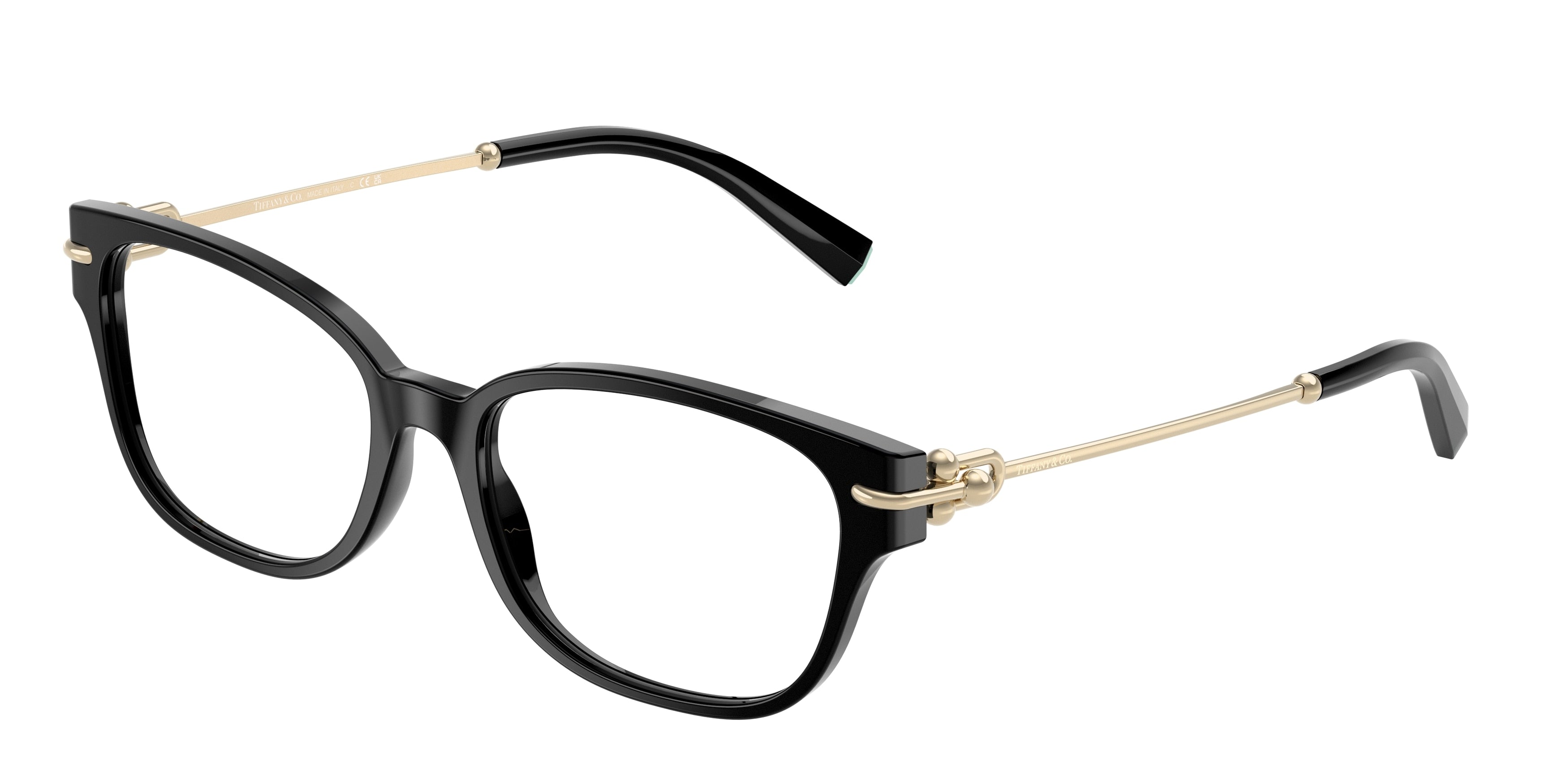 Tiffany TF2262 Pillow Eyeglasses  8001-Black 54-140-17 - Color Map Black