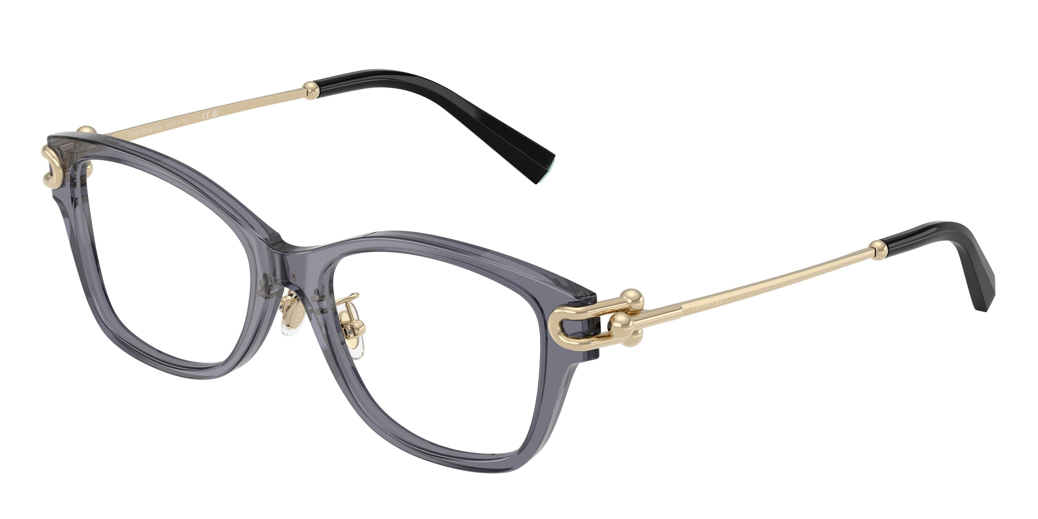 Tiffany TF2266F Butterfly Eyeglasses  8405-Crystal Dark Violet 51-140-17 - Color Map Violet