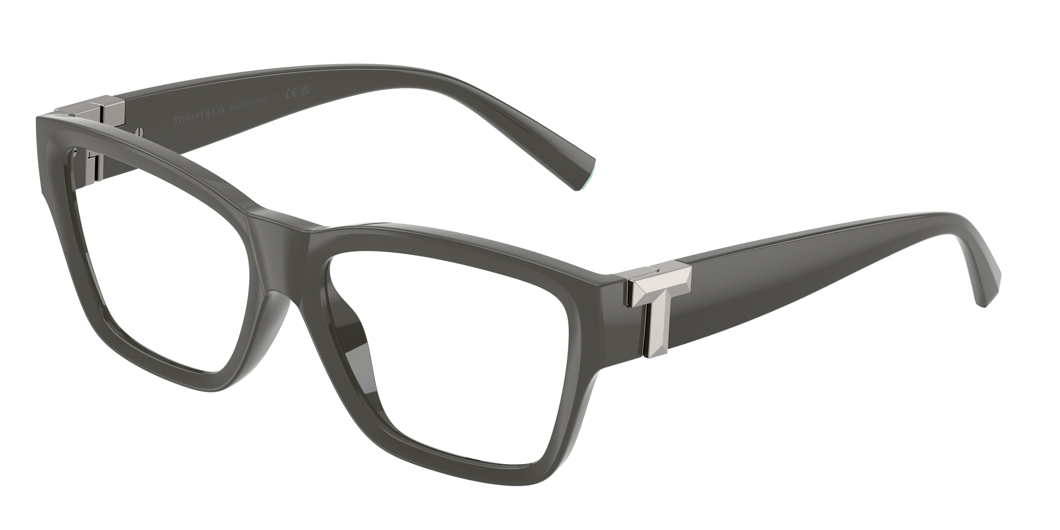Tiffany TF2285U Rectangle Eyeglasses  8446-Coca Cola Sapphire 55-140-16 - Color Map Brown