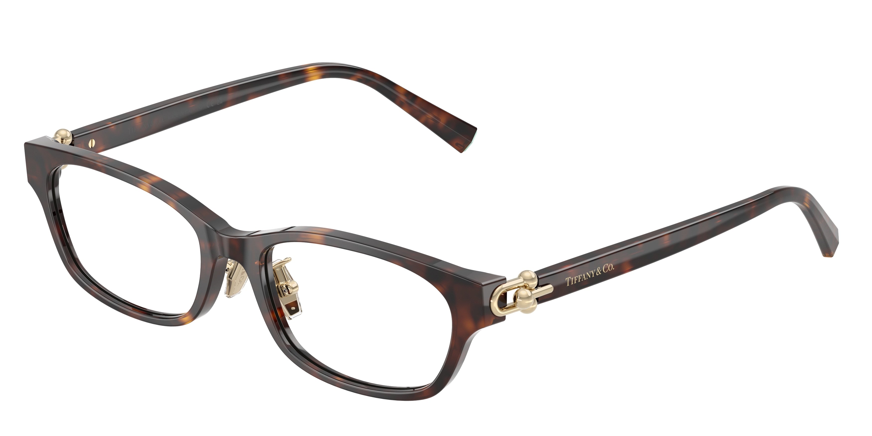 Tiffany TF2291D Pillow Eyeglasses  8015-Havana 53-140-17 - Color Map Tortoise