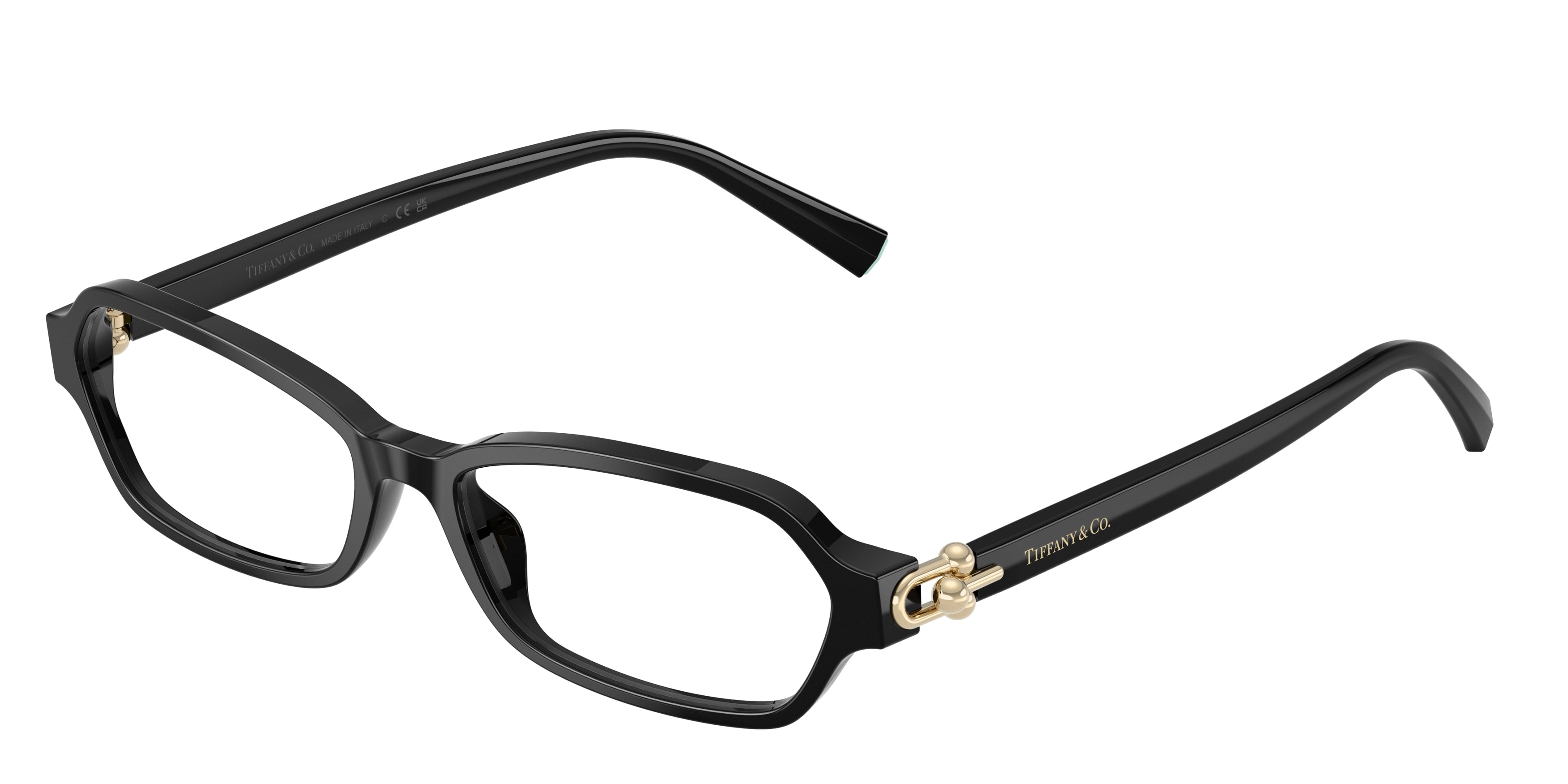 Tiffany TF2293U Irregular Eyeglasses  8001-Black 56-140-16 - Color Map Black
