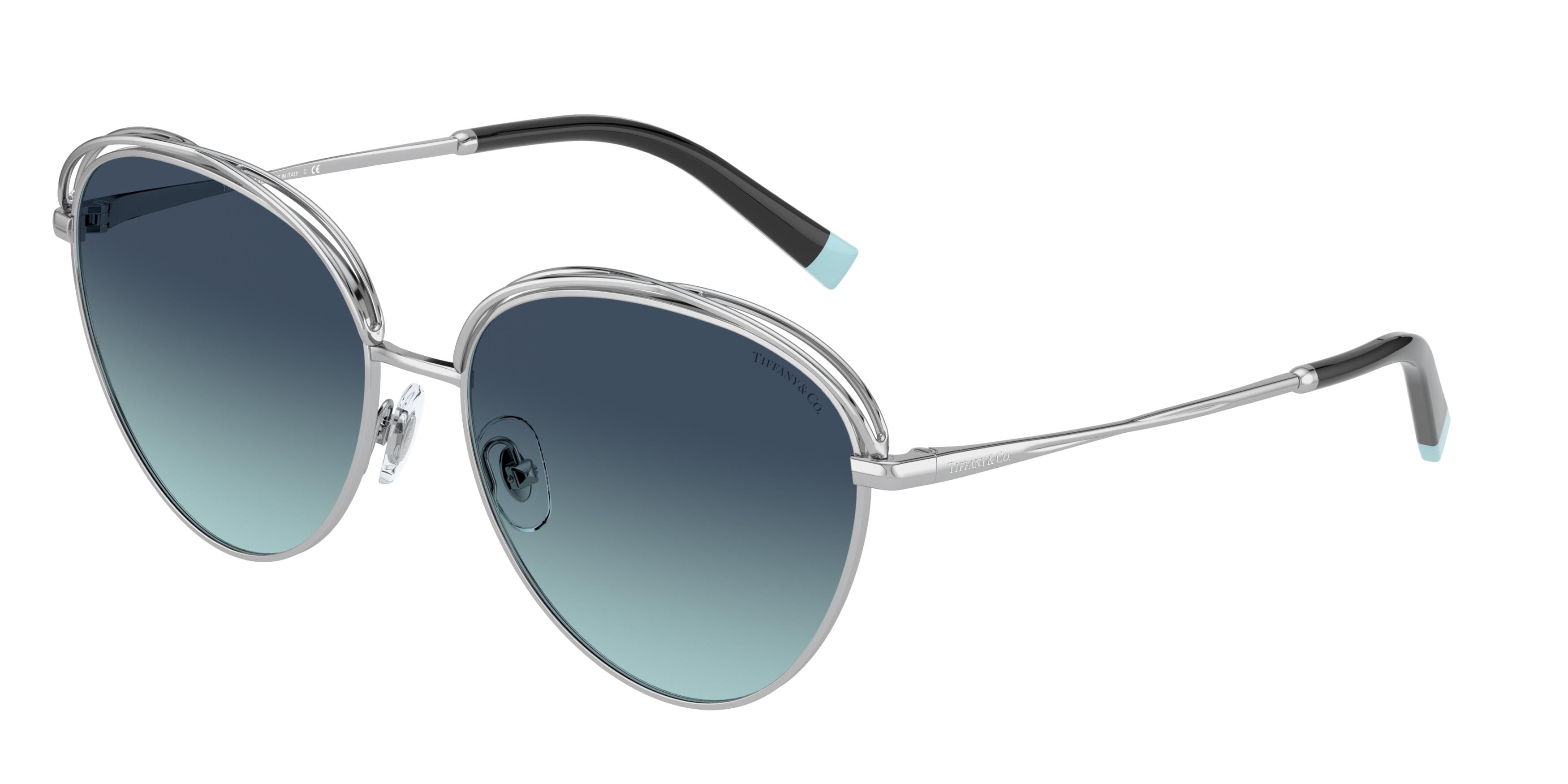 Tiffany TF3075 Phantos Sunglasses  60019S-Silver 58-140-16 - Color Map Silver