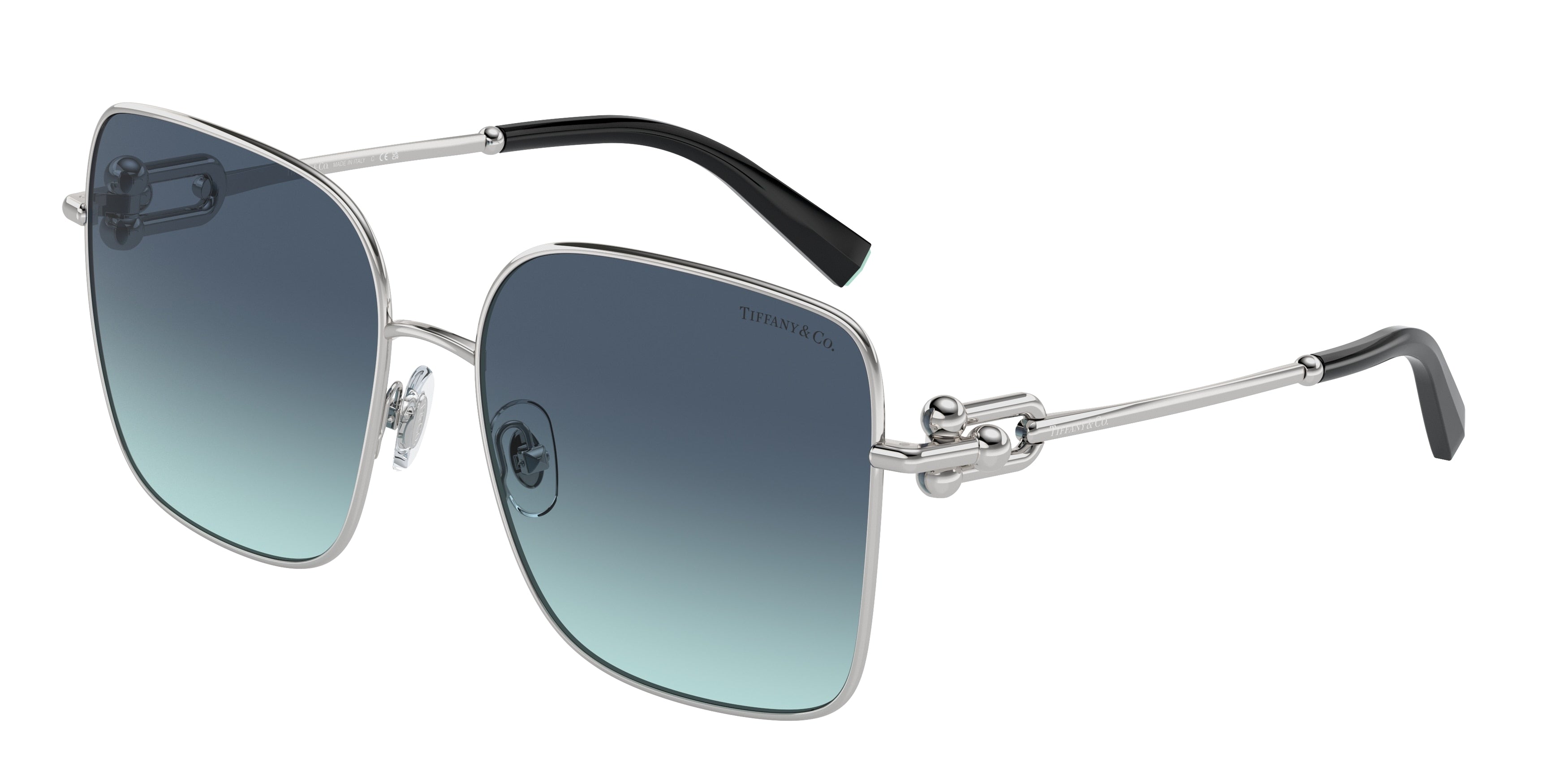 Tiffany TF3094 Square Sunglasses  60019S-Silver 58-140-16 - Color Map Silver