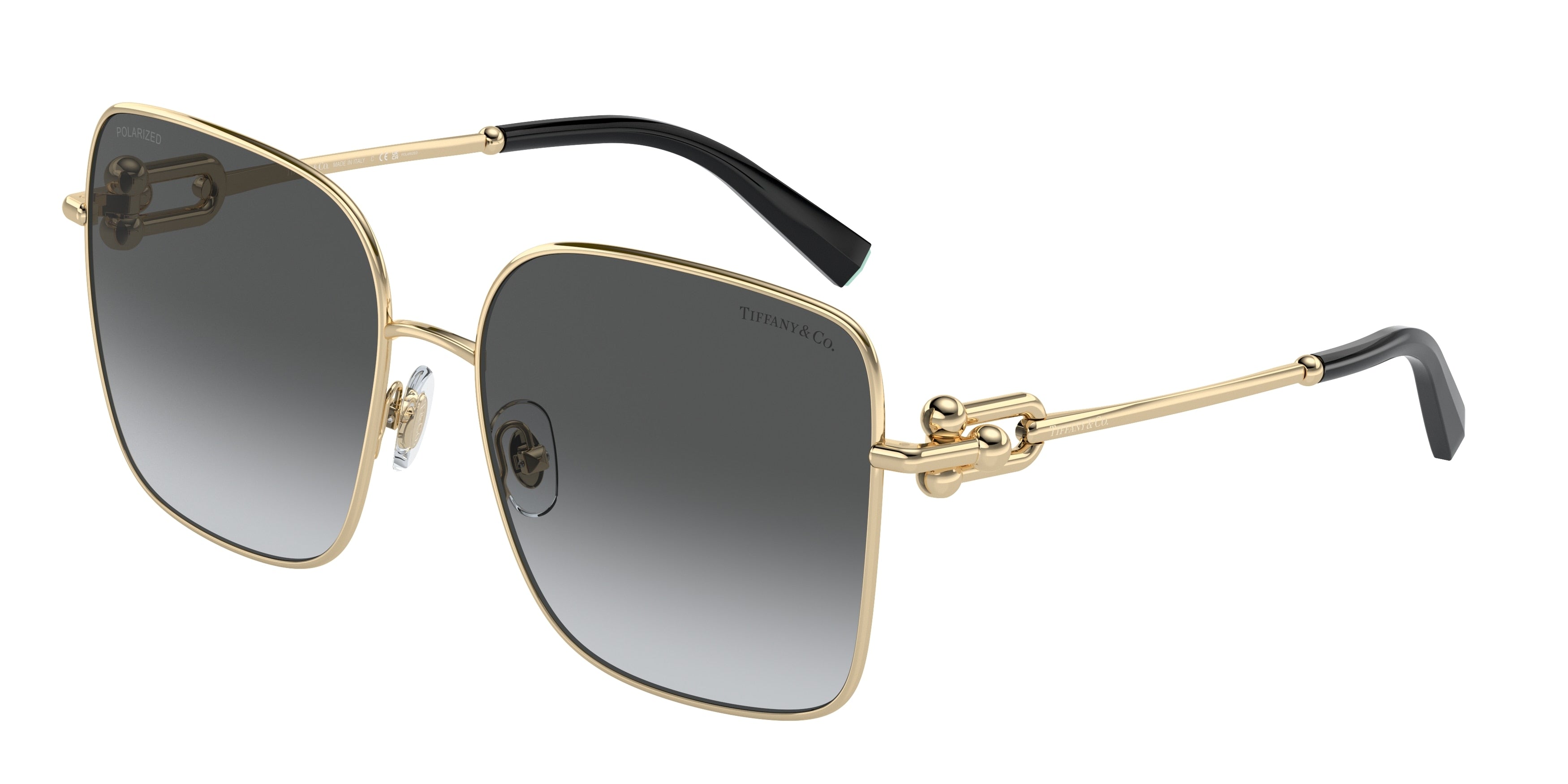 Tiffany TF3094 Square Sunglasses  6198T3-Pale Gold 58-140-16 - Color Map Gold