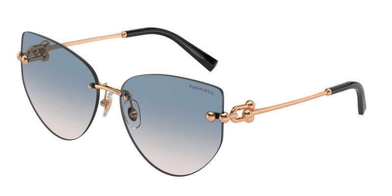 Tiffany TF3096 Butterfly Sunglasses  610516-Rubedo 60-130-15 - Color Map Red