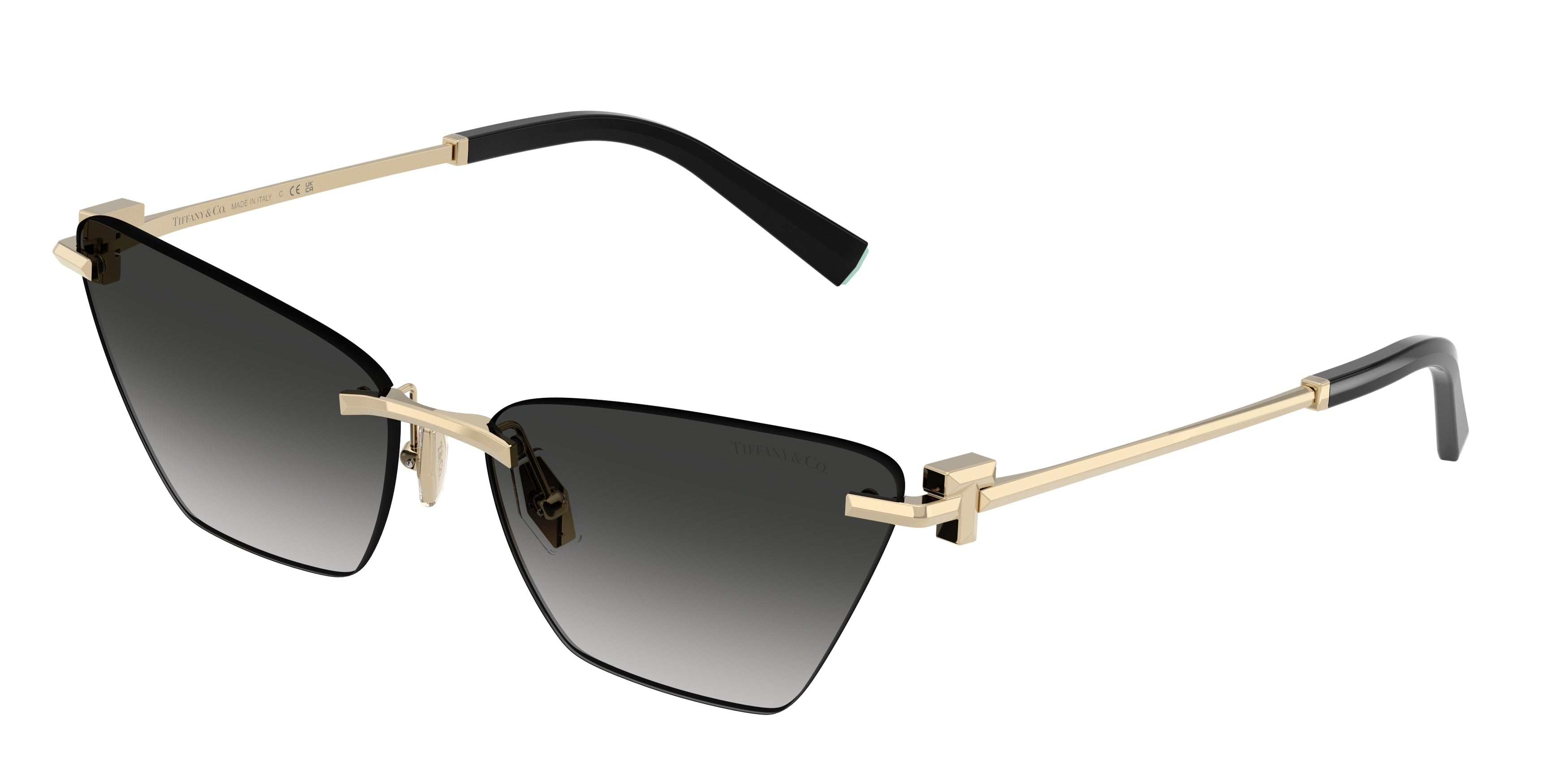 Tiffany TF3120 Butterfly Sunglasses  62413C-Pale Gold 61-140-16 - Color Map Gold