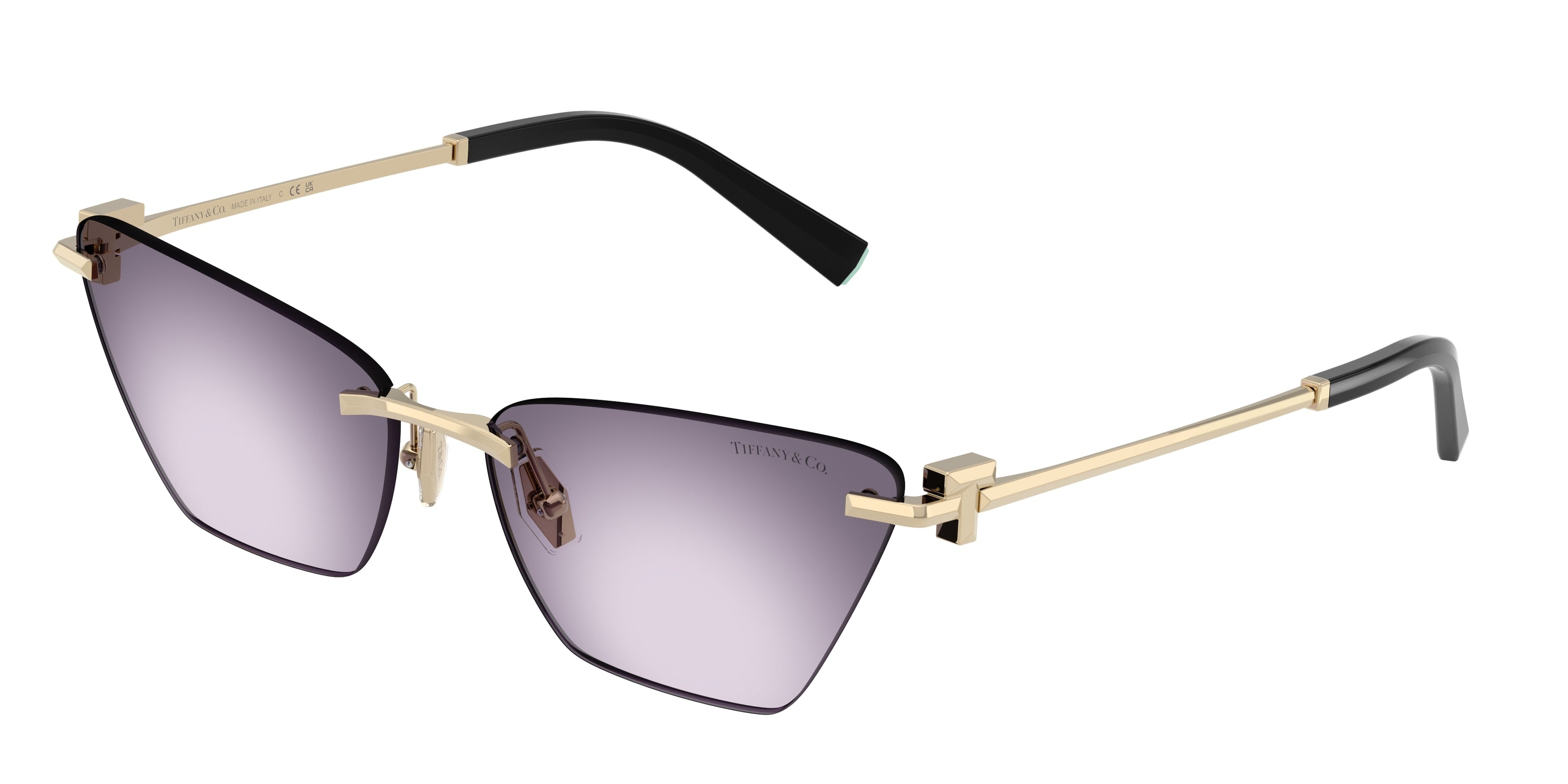 Tiffany TF3120 Butterfly Sunglasses  62438H-Pale Gold 61-140-16 - Color Map Gold
