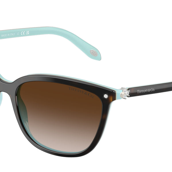 Tiffany TF4105HB Square Sunglasses For Women display picture 3