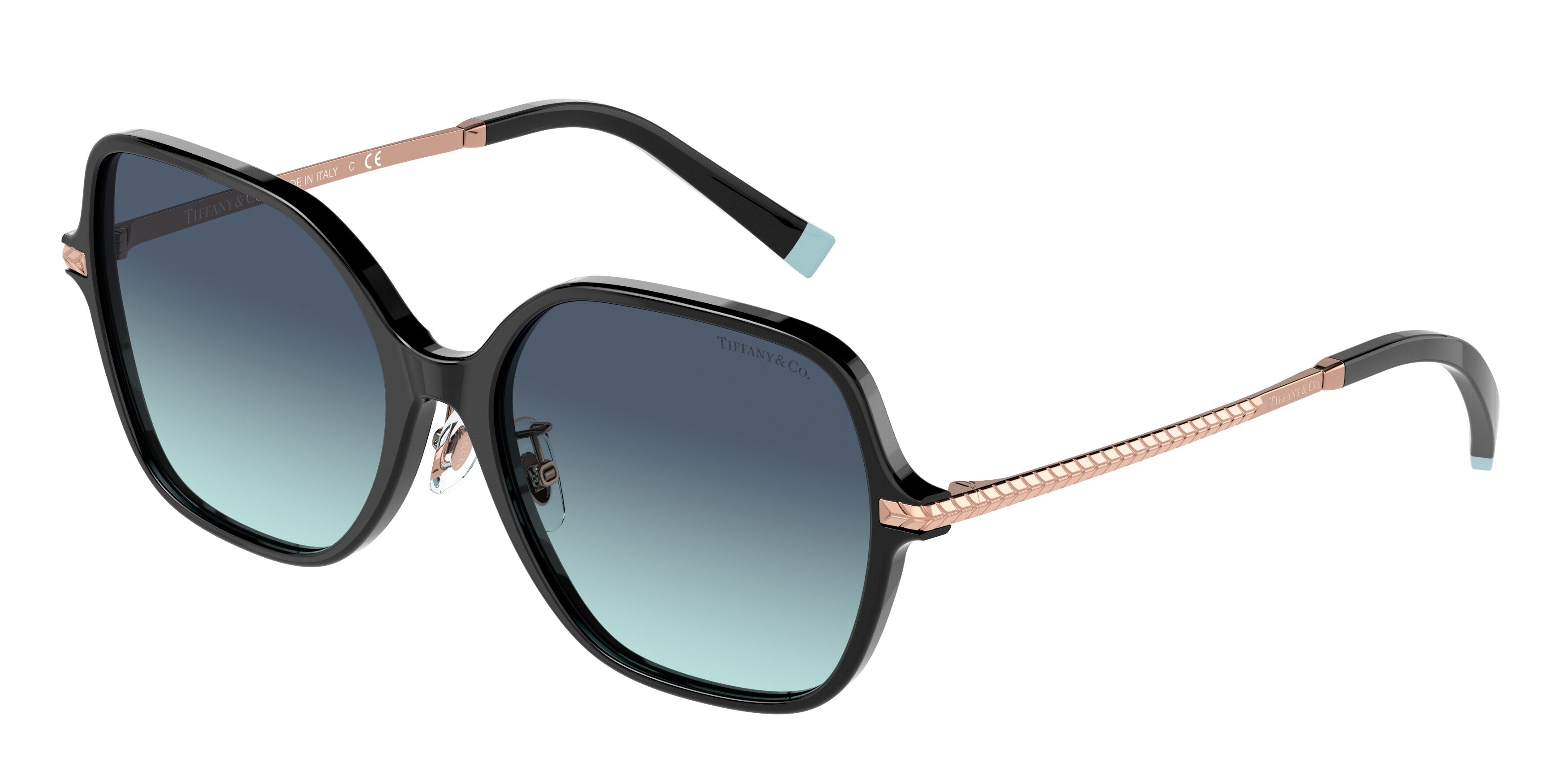 Tiffany TF4191F Pillow Sunglasses  80019S-Black 57-140-17 - Color Map Black