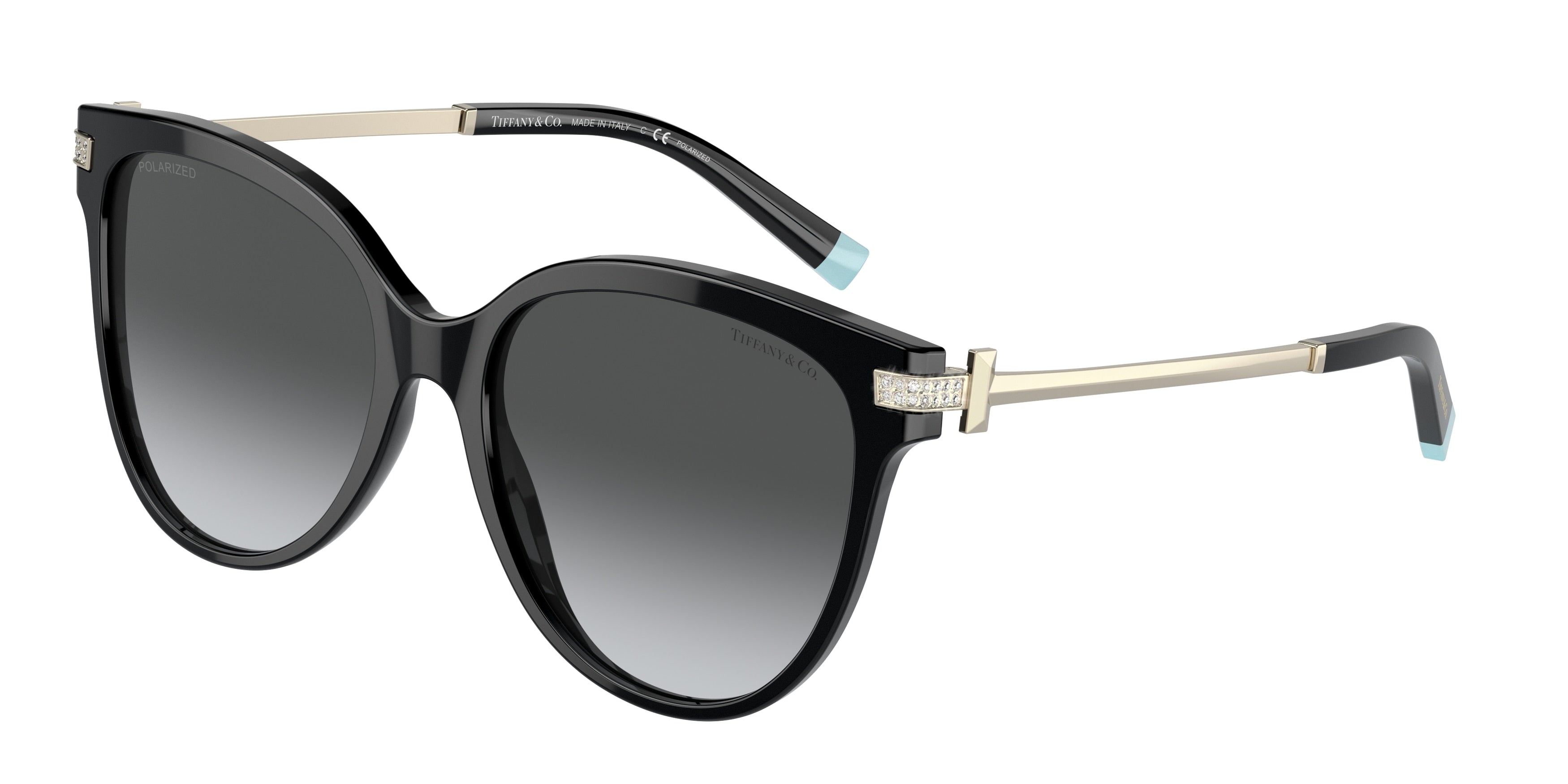 Tiffany TF4193B Pillow Sunglasses  8001T3-Black 55-140-17 - Color Map Black