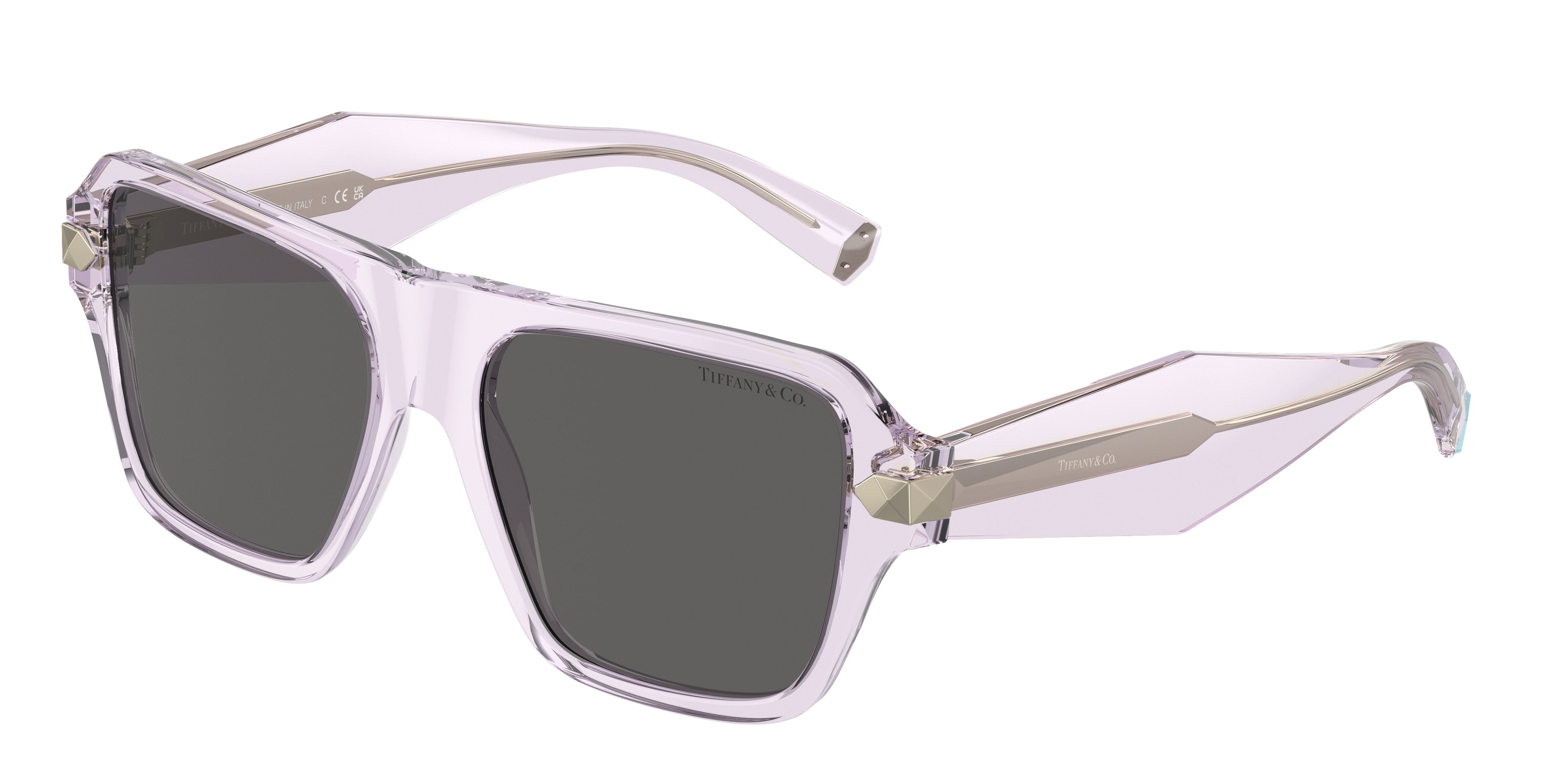 Tiffany TF4204 Square Sunglasses  8376S4-Crystal Violet 54-140-17 - Color Map Violet
