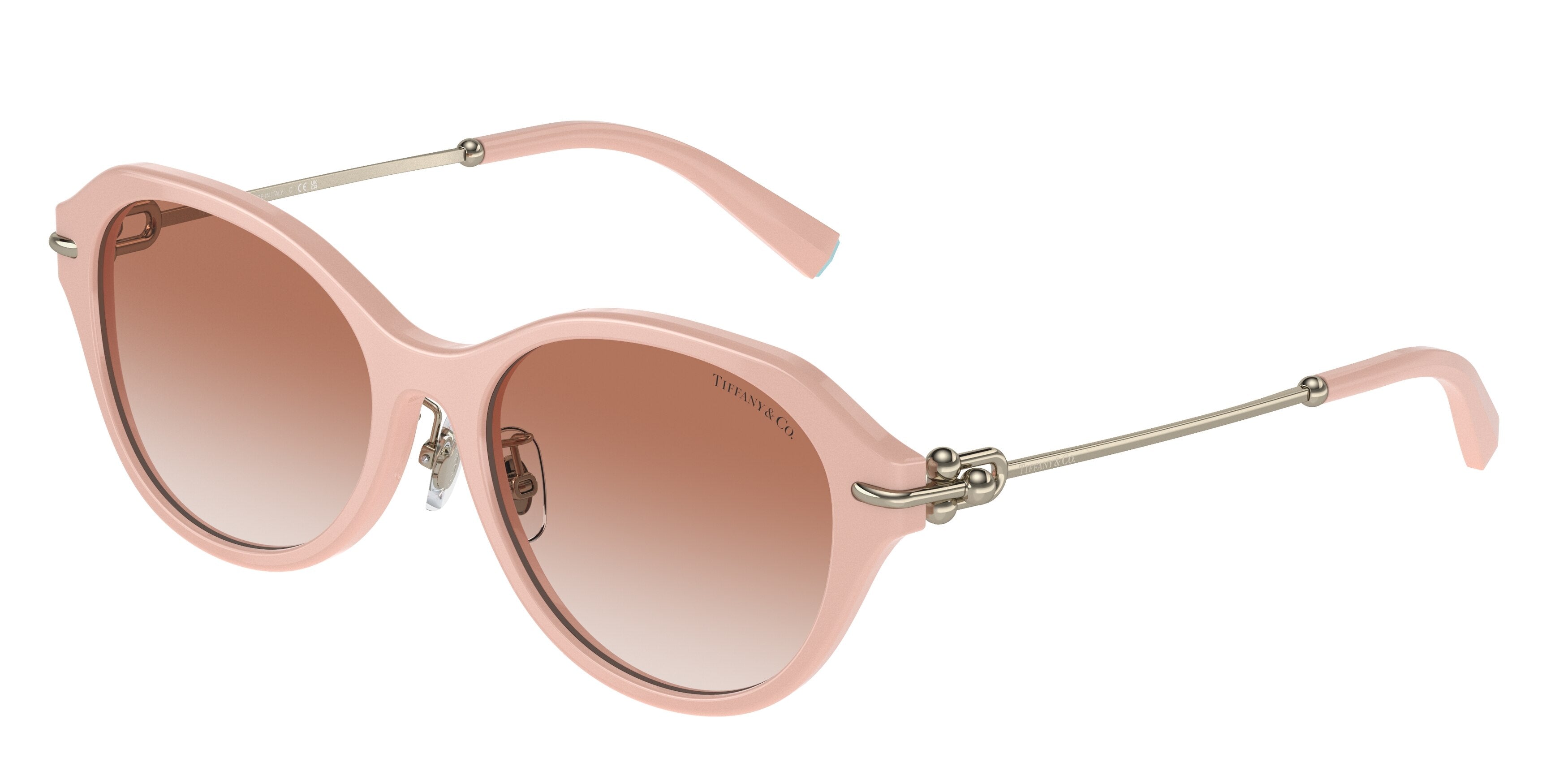 Tiffany TF4210D Oval Sunglasses  836713-Cloud Pink 54-140-17 - Color Map Pink