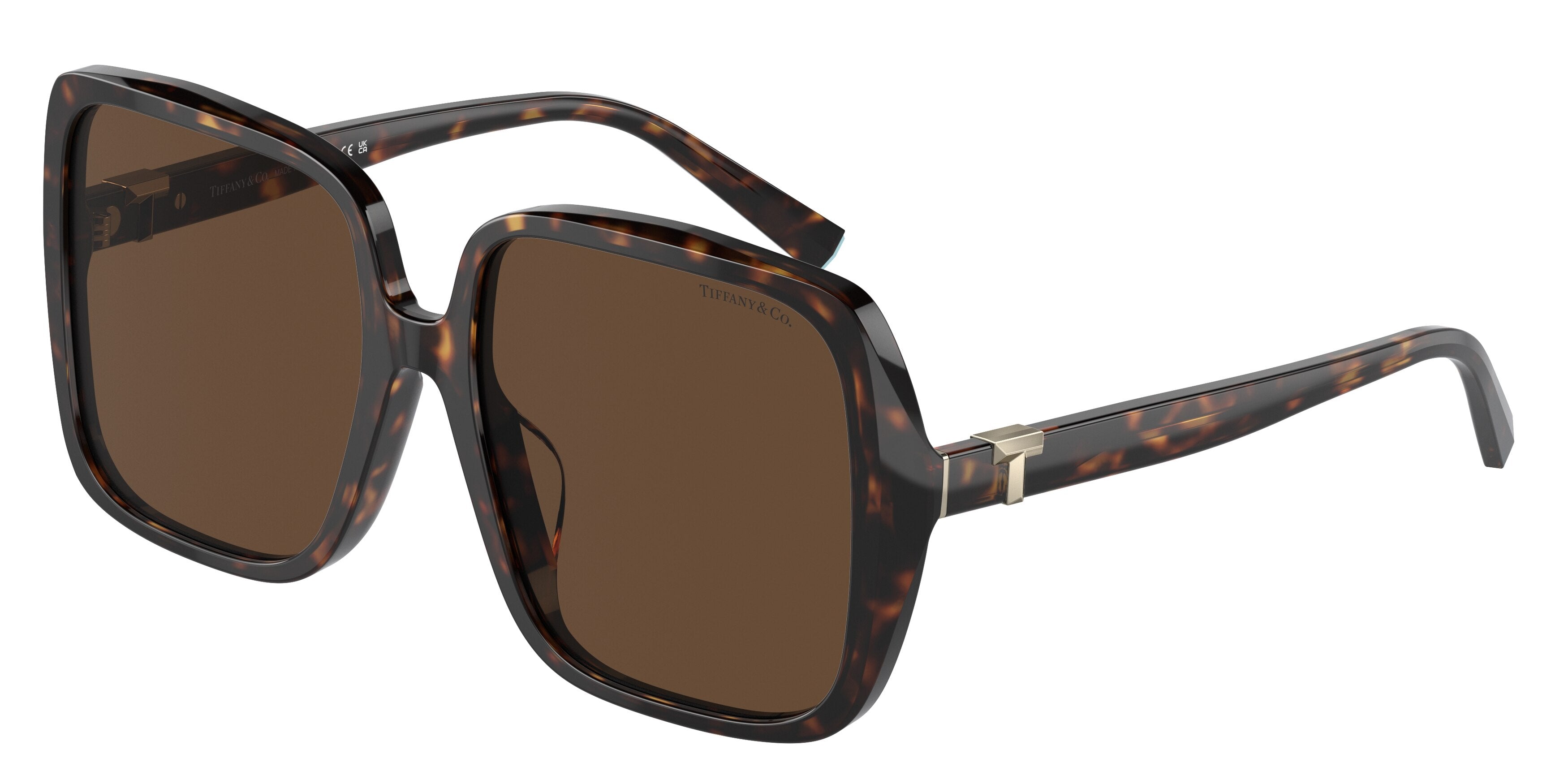 Tiffany TF4211D Square Sunglasses  80153G-Havana 58-145-17 - Color Map Tortoise