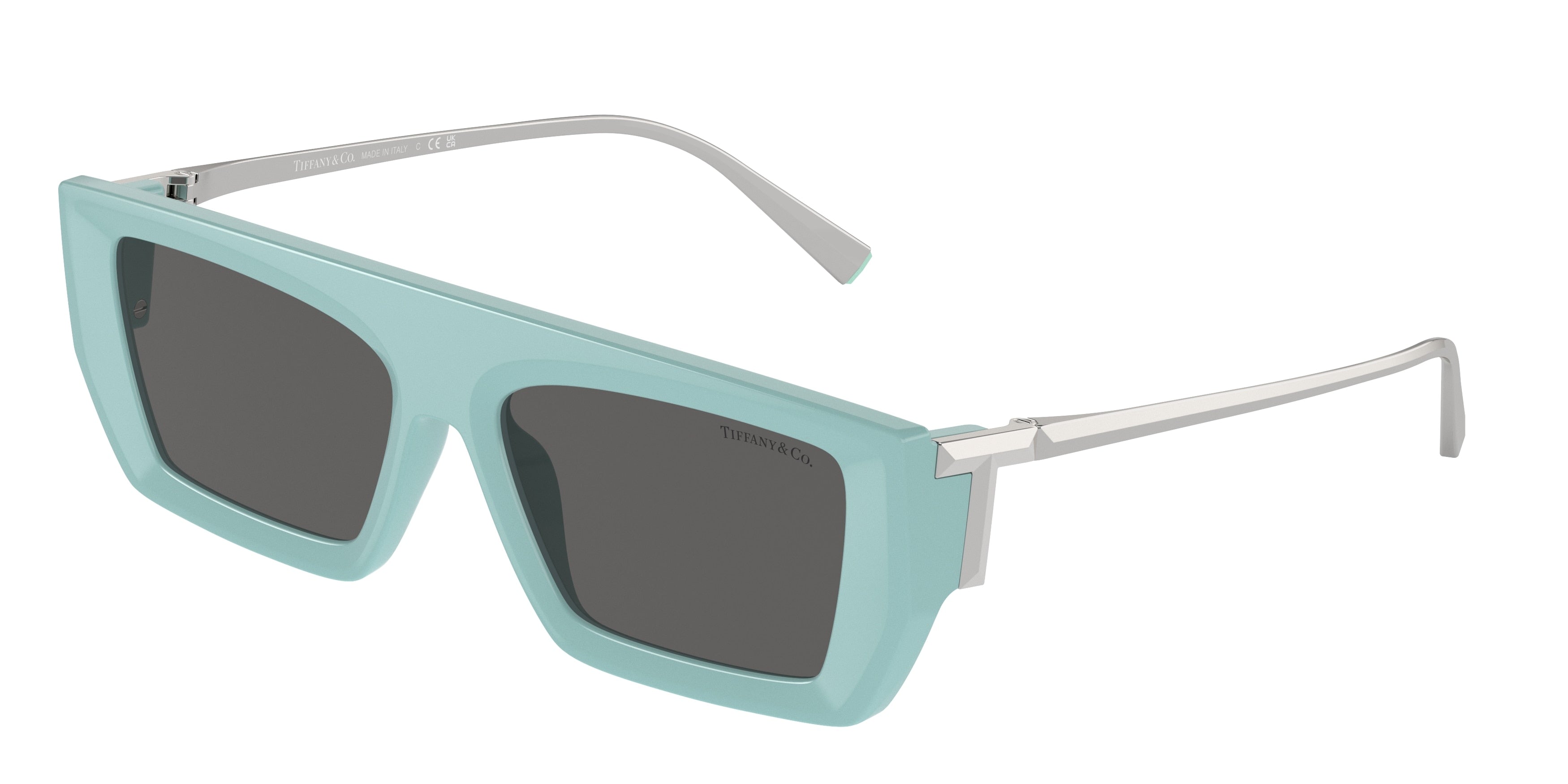 Tiffany TF4214U Rectangle Sunglasses  8388S4-Tiffany Blue 54-130-16 - Color Map Blue
